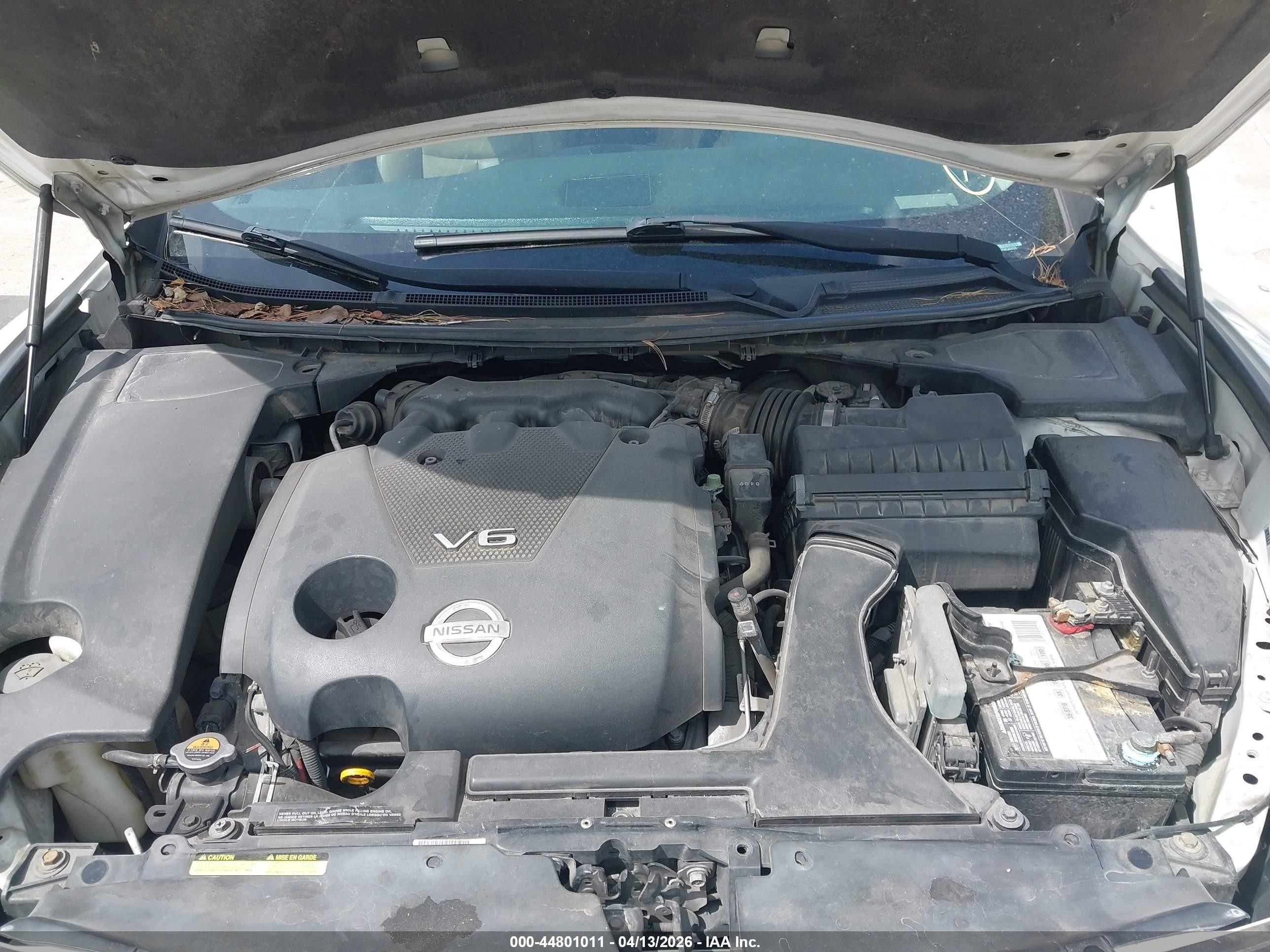 2010 Nissan Maxima 3.5 Sv White vin: 1N4AA5AP0AC864028