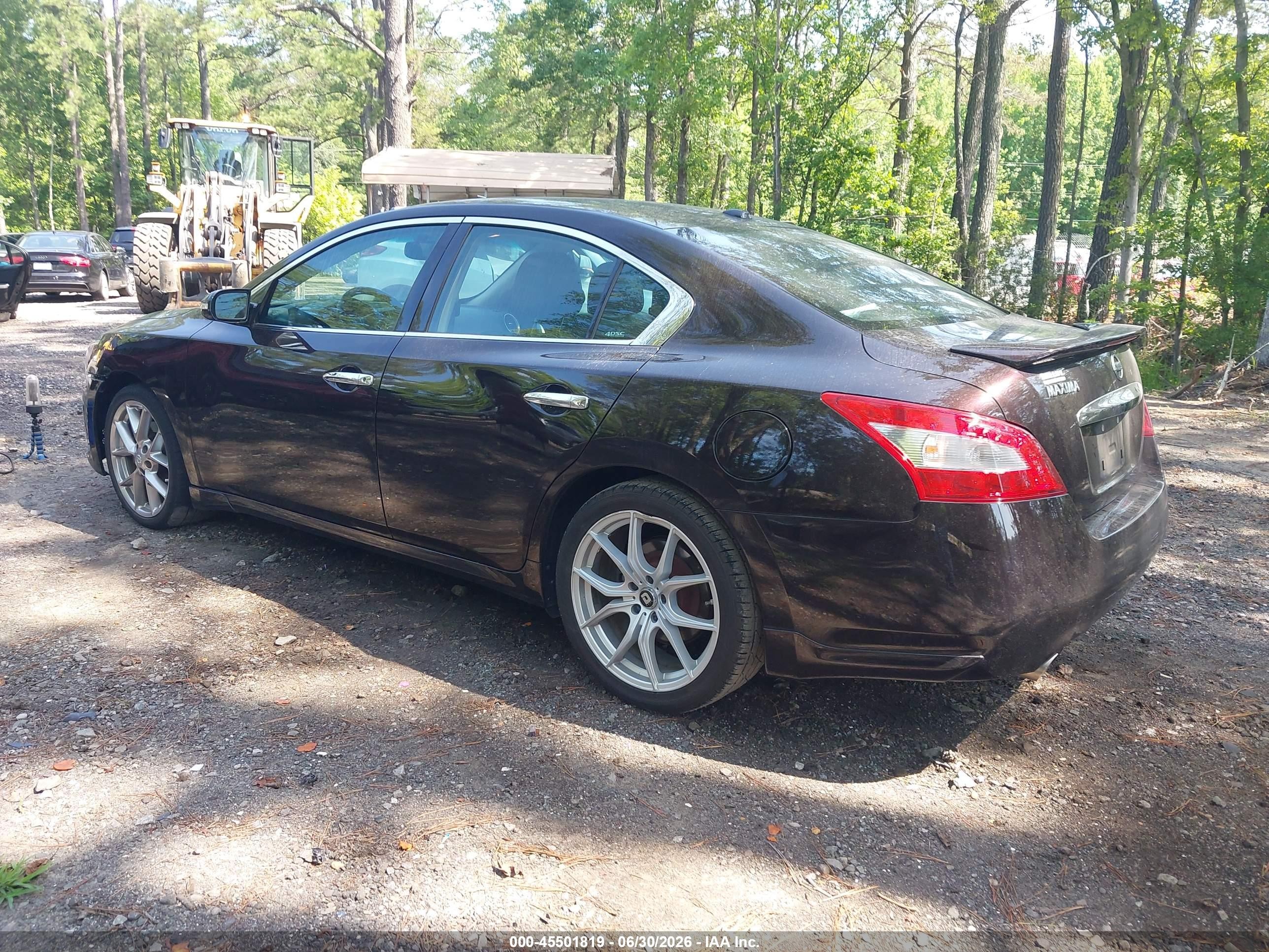 2010 Nissan Maxima 3.5 Sv Purple vin: 1N4AA5AP0AC872095