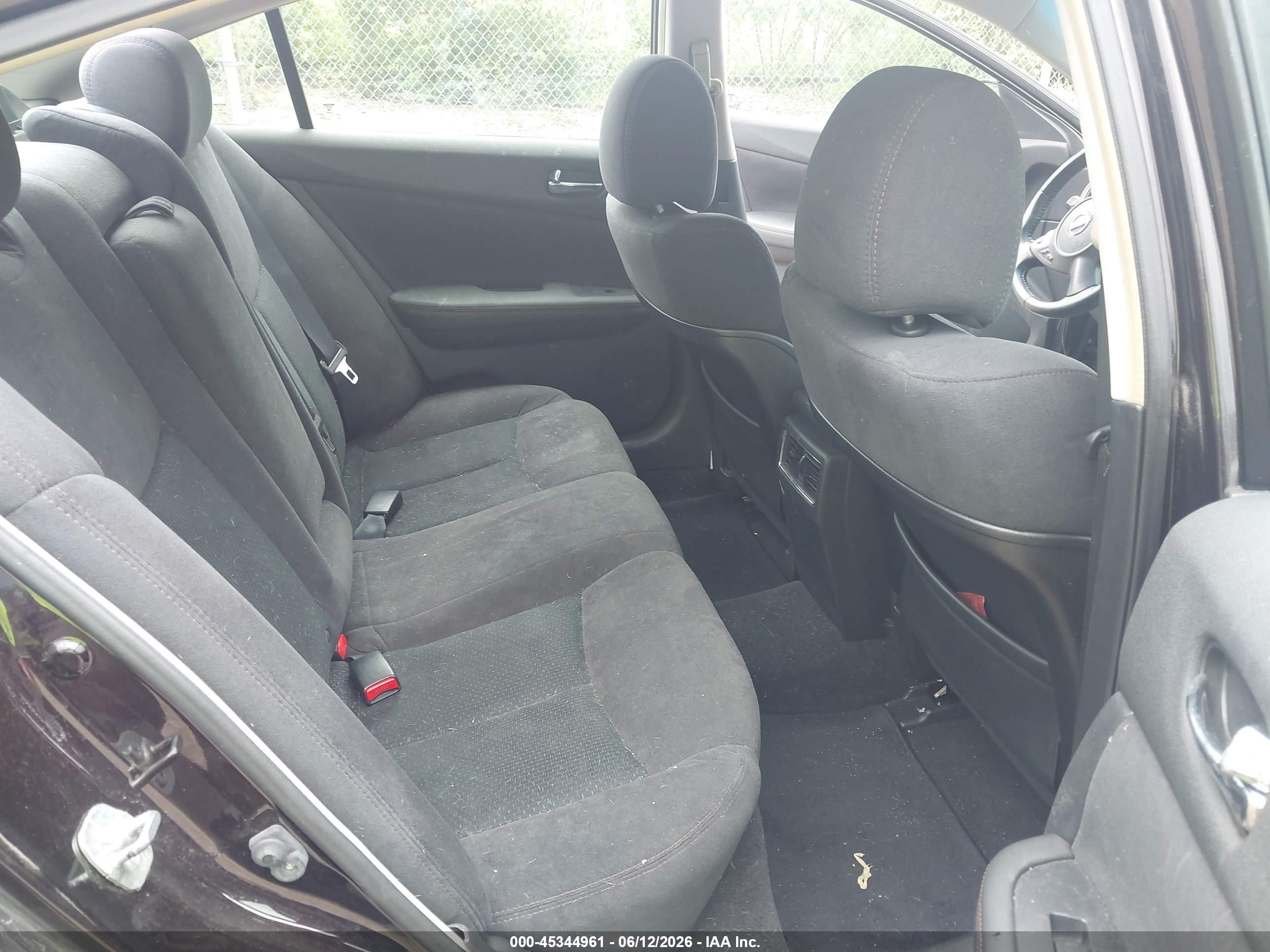 2011 Nissan Maxima 3.5 S Black vin: 1N4AA5AP0BC807524