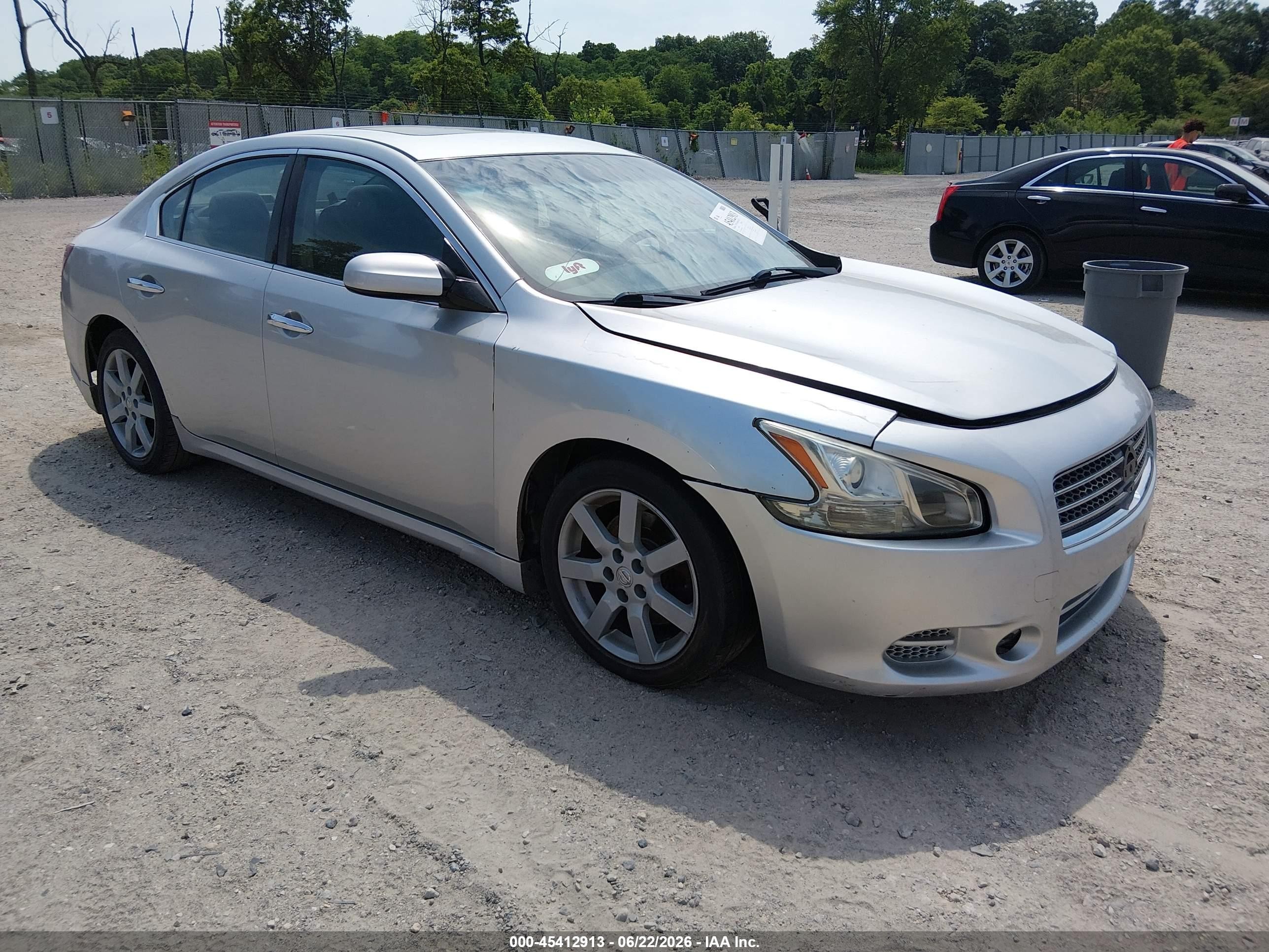 2011 Nissan Maxima 3.5 S Silver vin: 1N4AA5AP0BC809919
