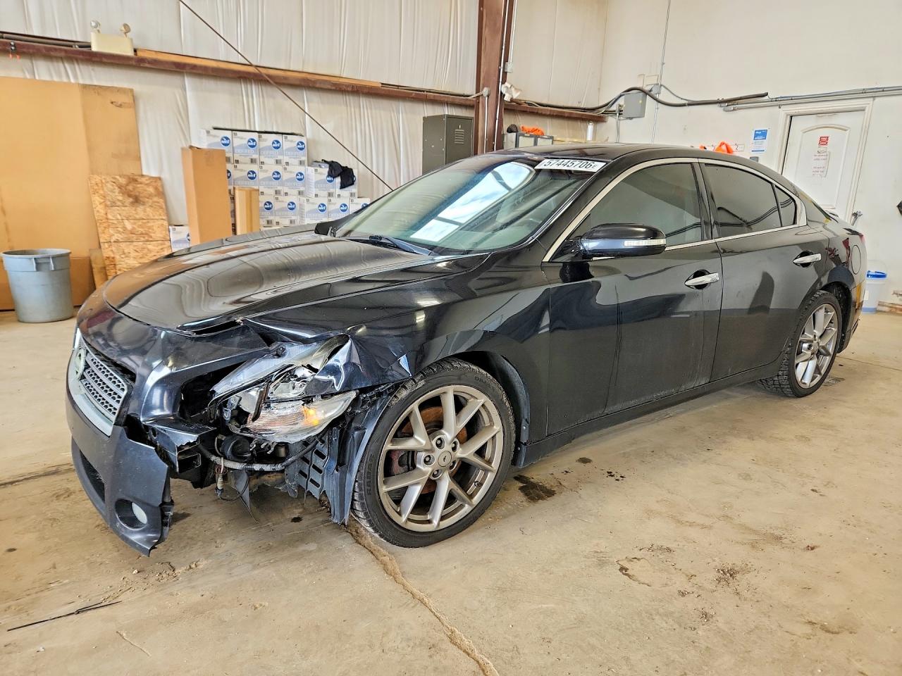 2011 Nissan Maxima 3.5 S Черный vin: 1N4AA5AP0BC818832