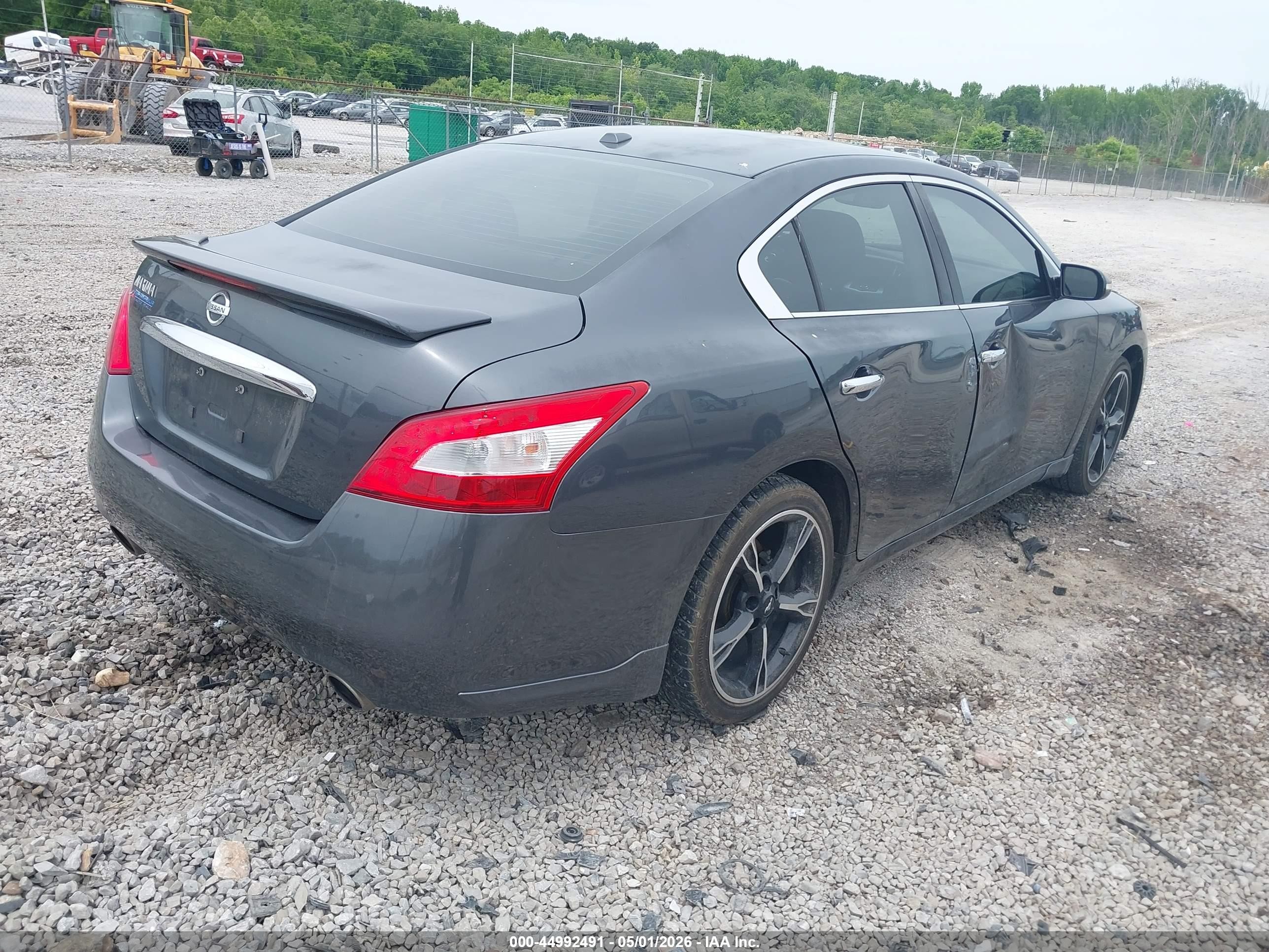 2011 Nissan Maxima 3.5 Sv Gray vin: 1N4AA5AP0BC837039