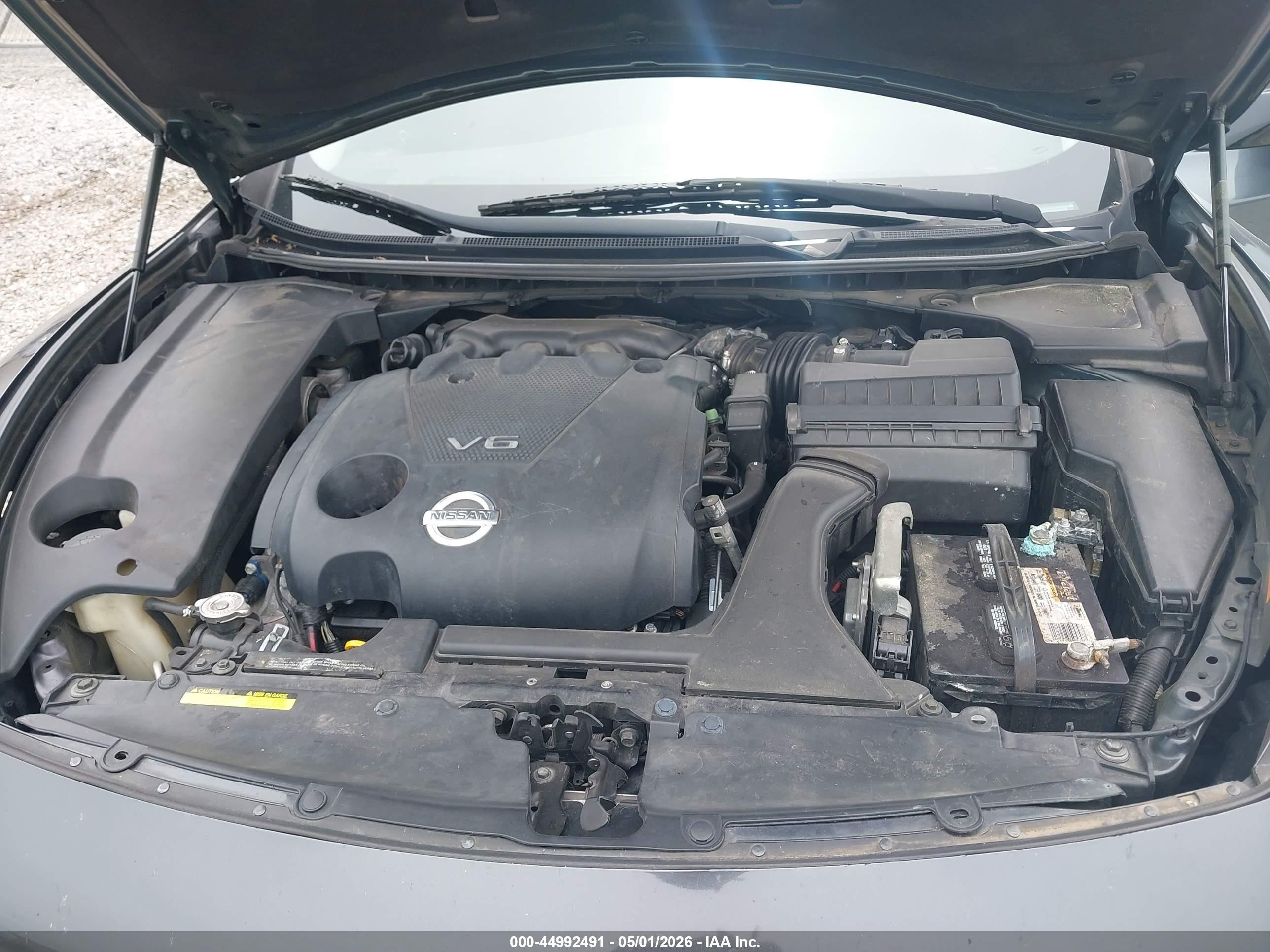 2011 Nissan Maxima 3.5 Sv Gray vin: 1N4AA5AP0BC837039