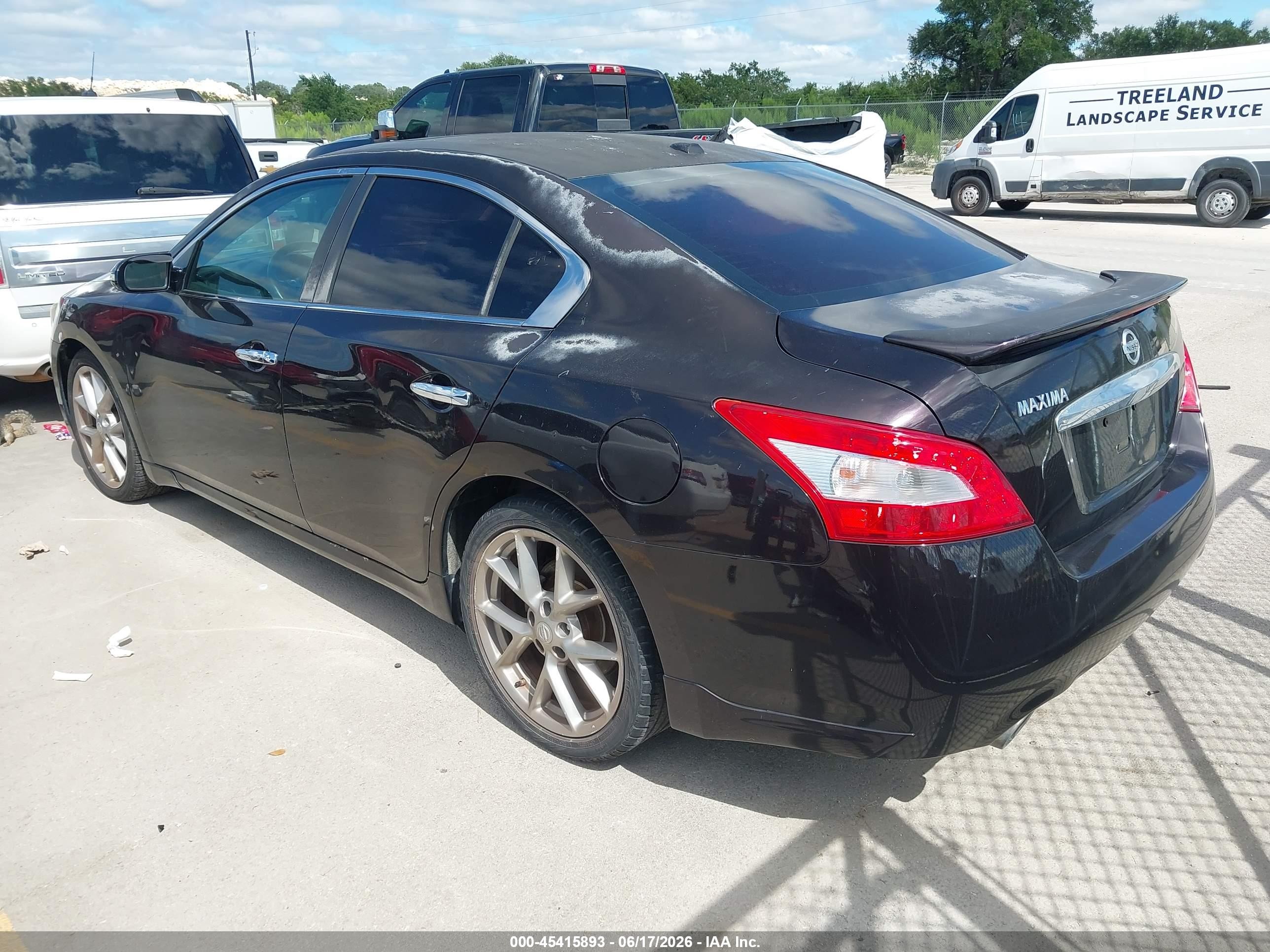 2011 Nissan Maxima 3.5 Sv Purple vin: 1N4AA5AP0BC840846