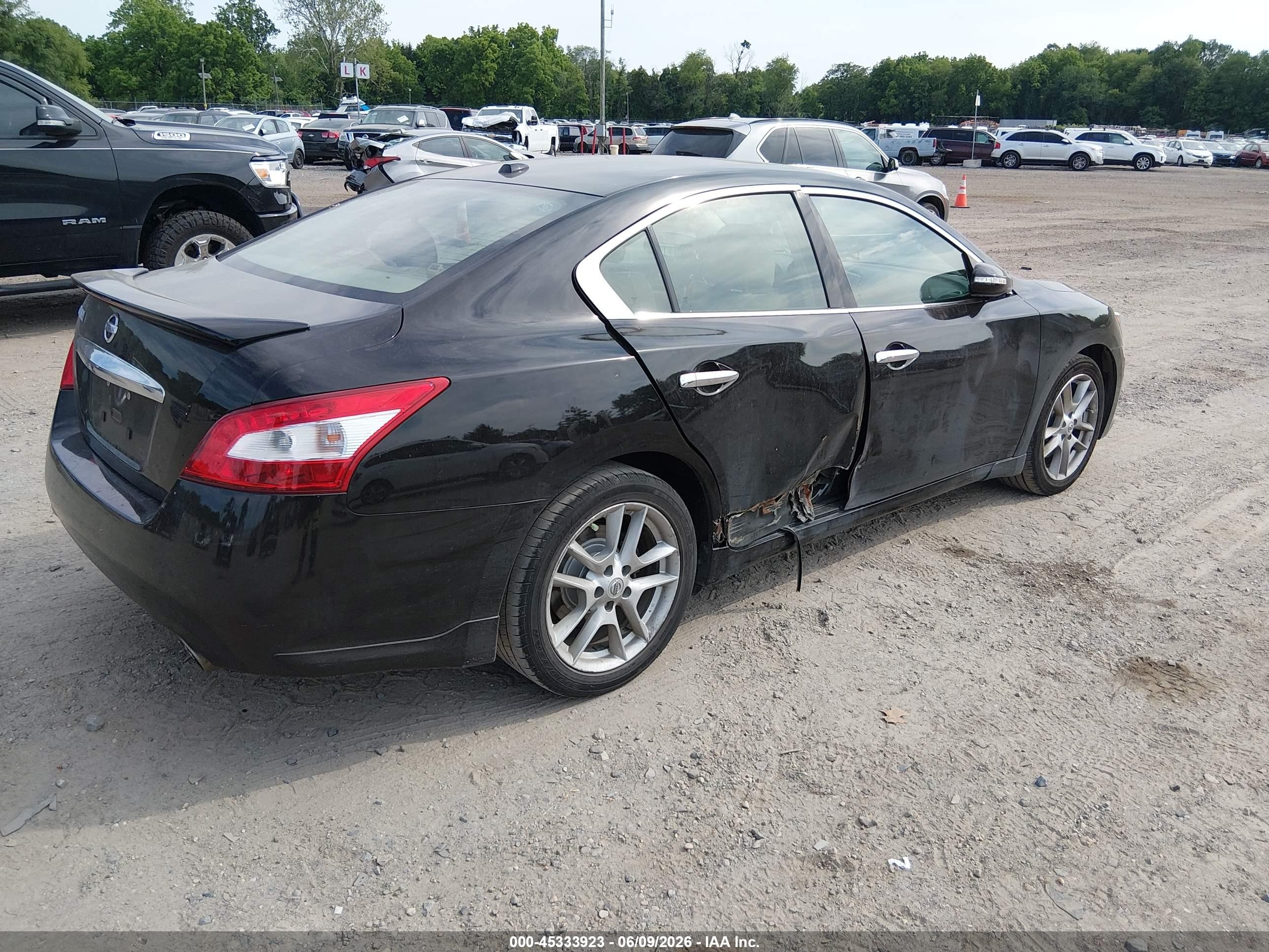 2011 Nissan Maxima 3.5 Sv Black vin: 1N4AA5AP0BC842774