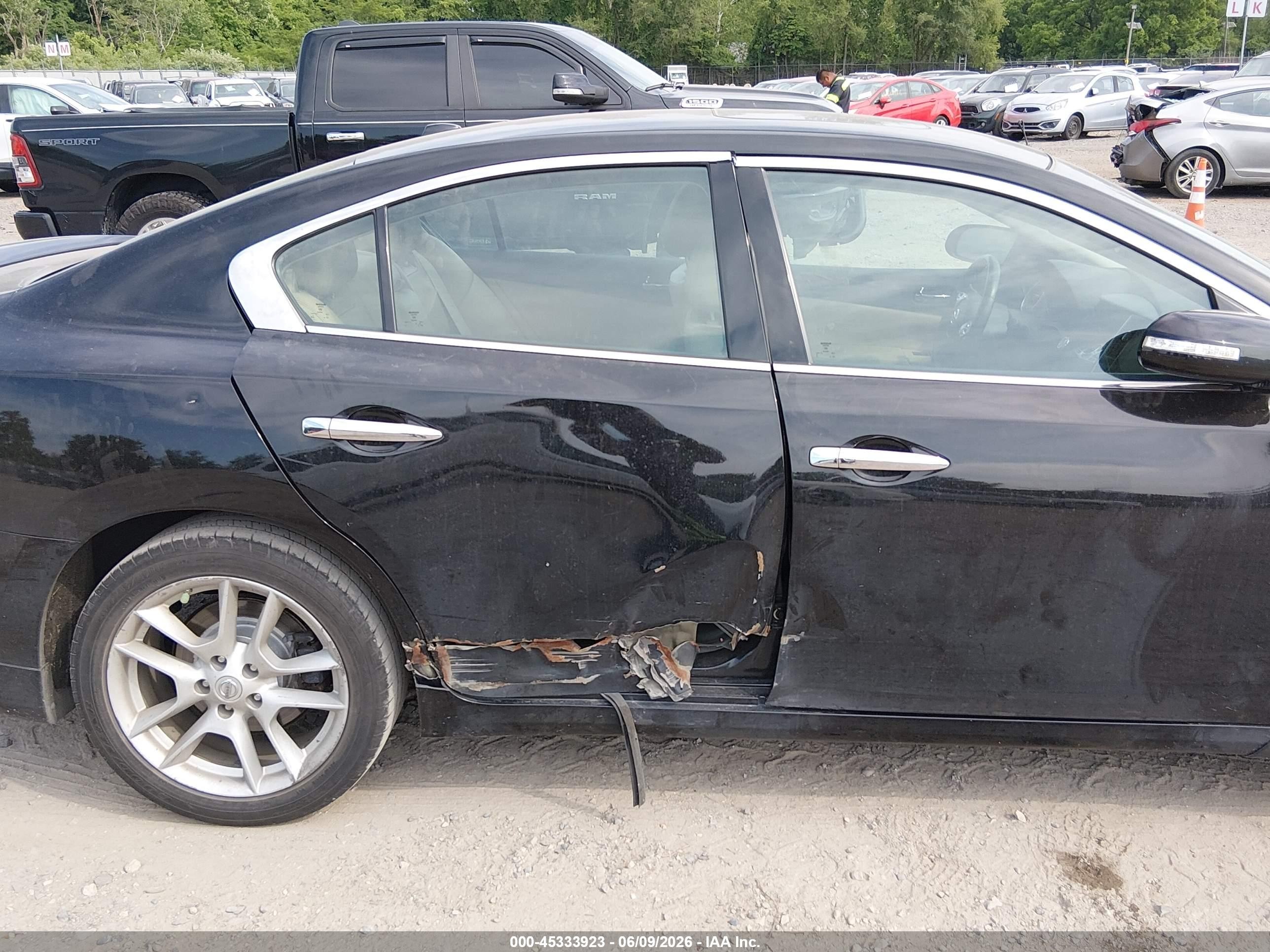 2011 Nissan Maxima 3.5 Sv Black vin: 1N4AA5AP0BC842774