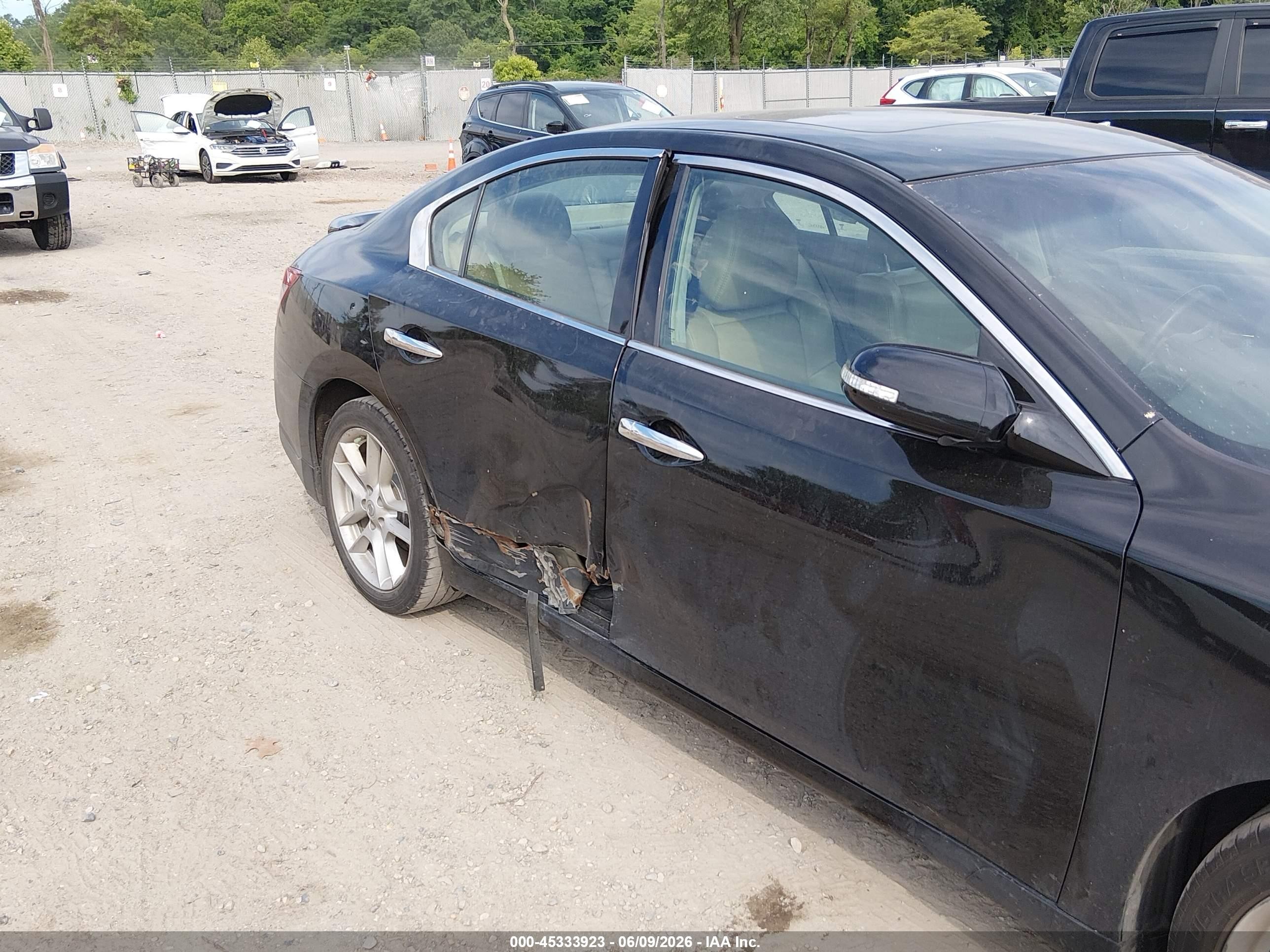 2011 Nissan Maxima 3.5 Sv Black vin: 1N4AA5AP0BC842774