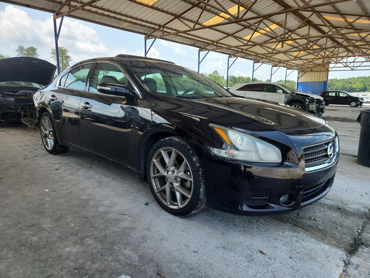 2011 Nissan Maxima 3.5 S Black vin: 1N4AA5AP0BC847182