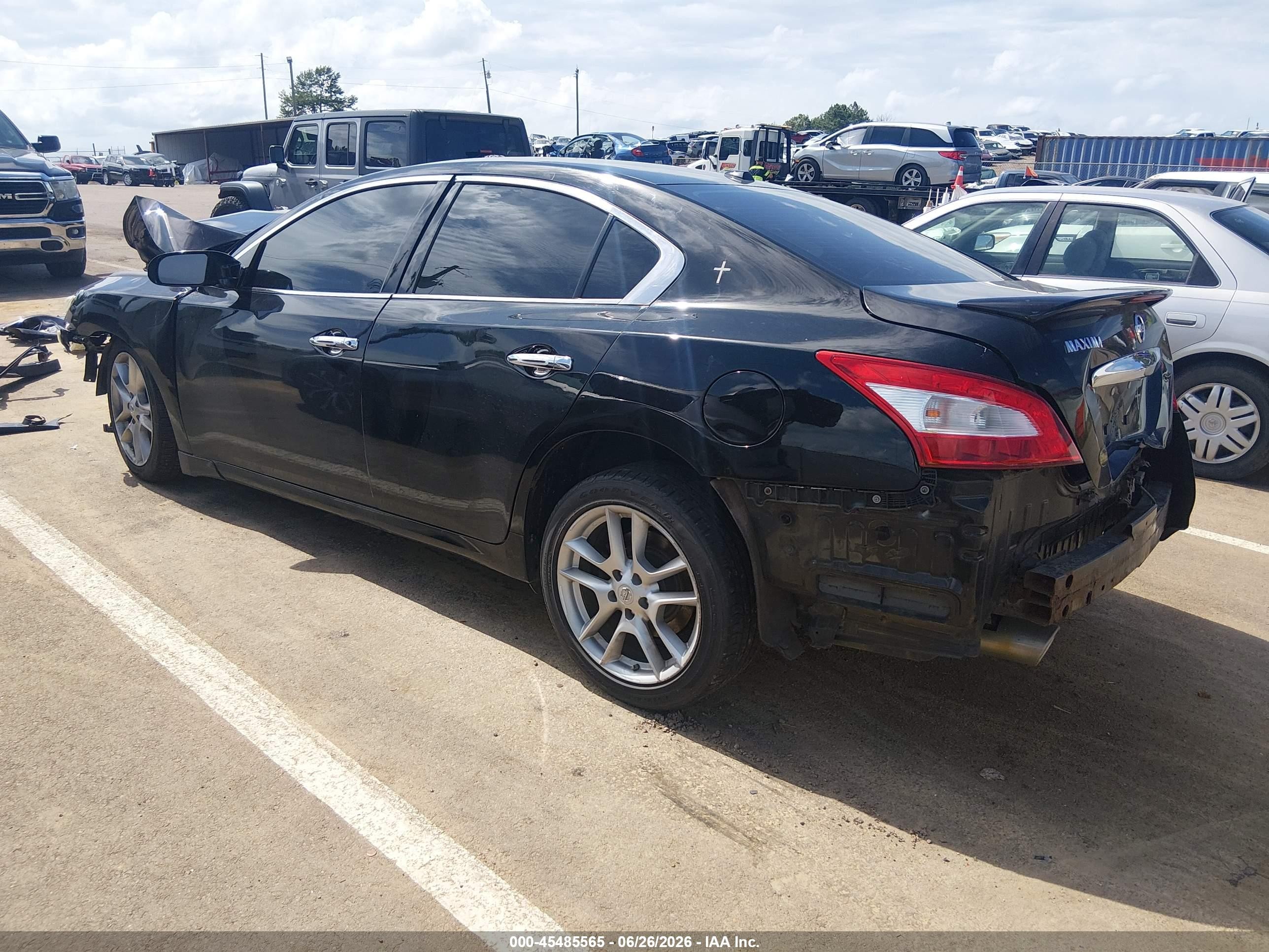 2011 Nissan Maxima 3.5 Sv Черный vin: 1N4AA5AP0BC850034