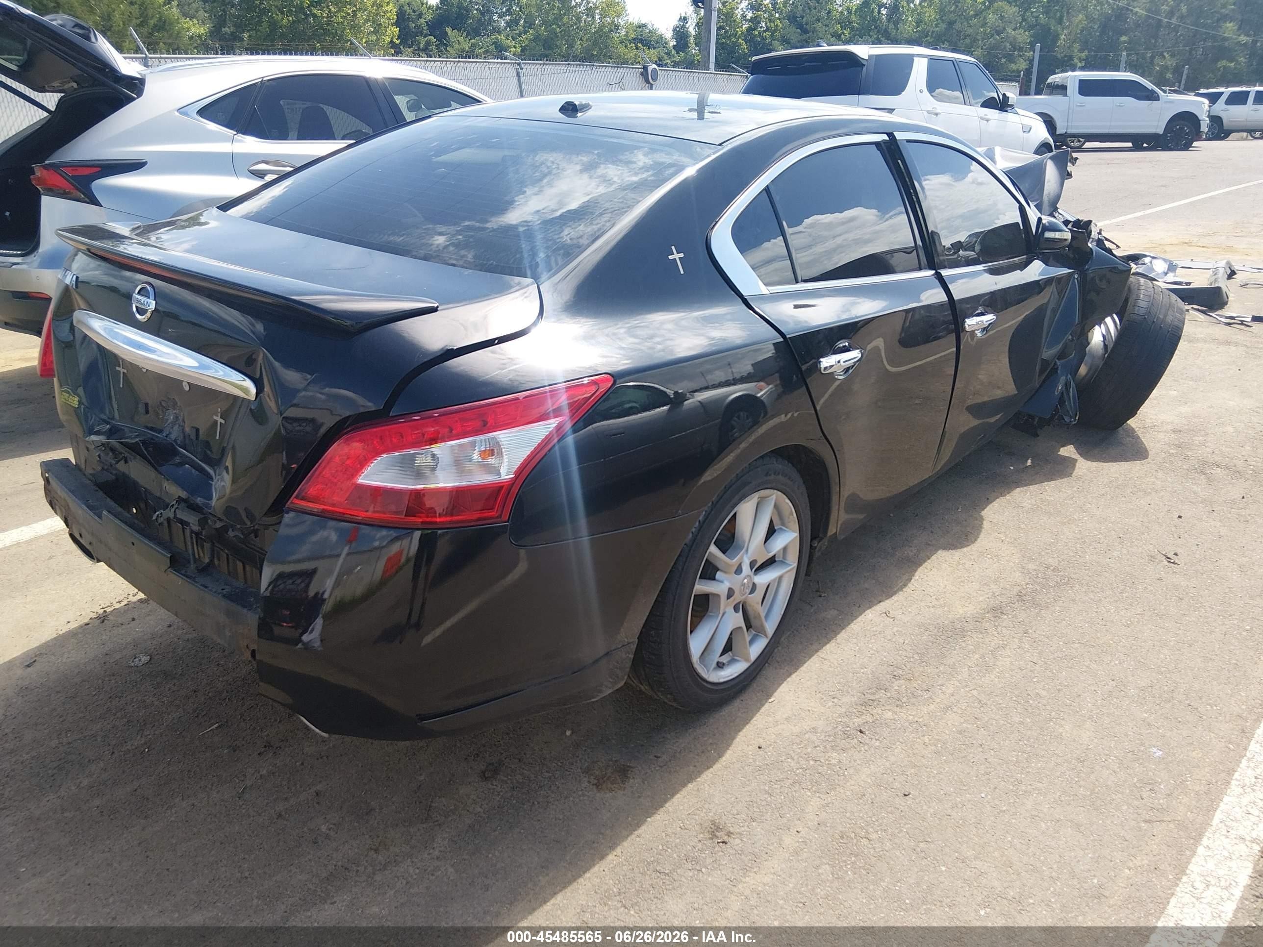 2011 Nissan Maxima 3.5 Sv Черный vin: 1N4AA5AP0BC850034