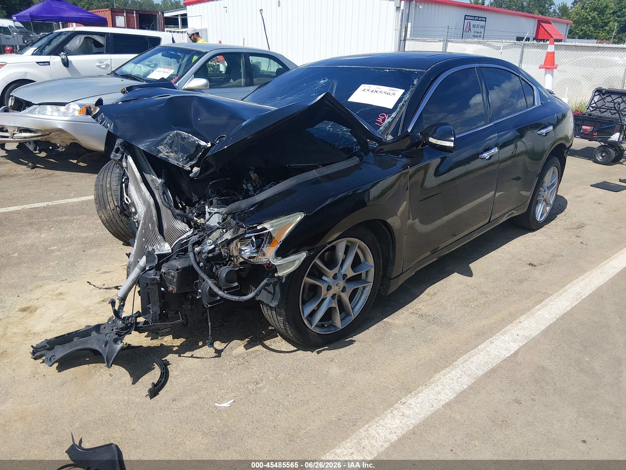 2011 Nissan Maxima 3.5 Sv Черный vin: 1N4AA5AP0BC850034