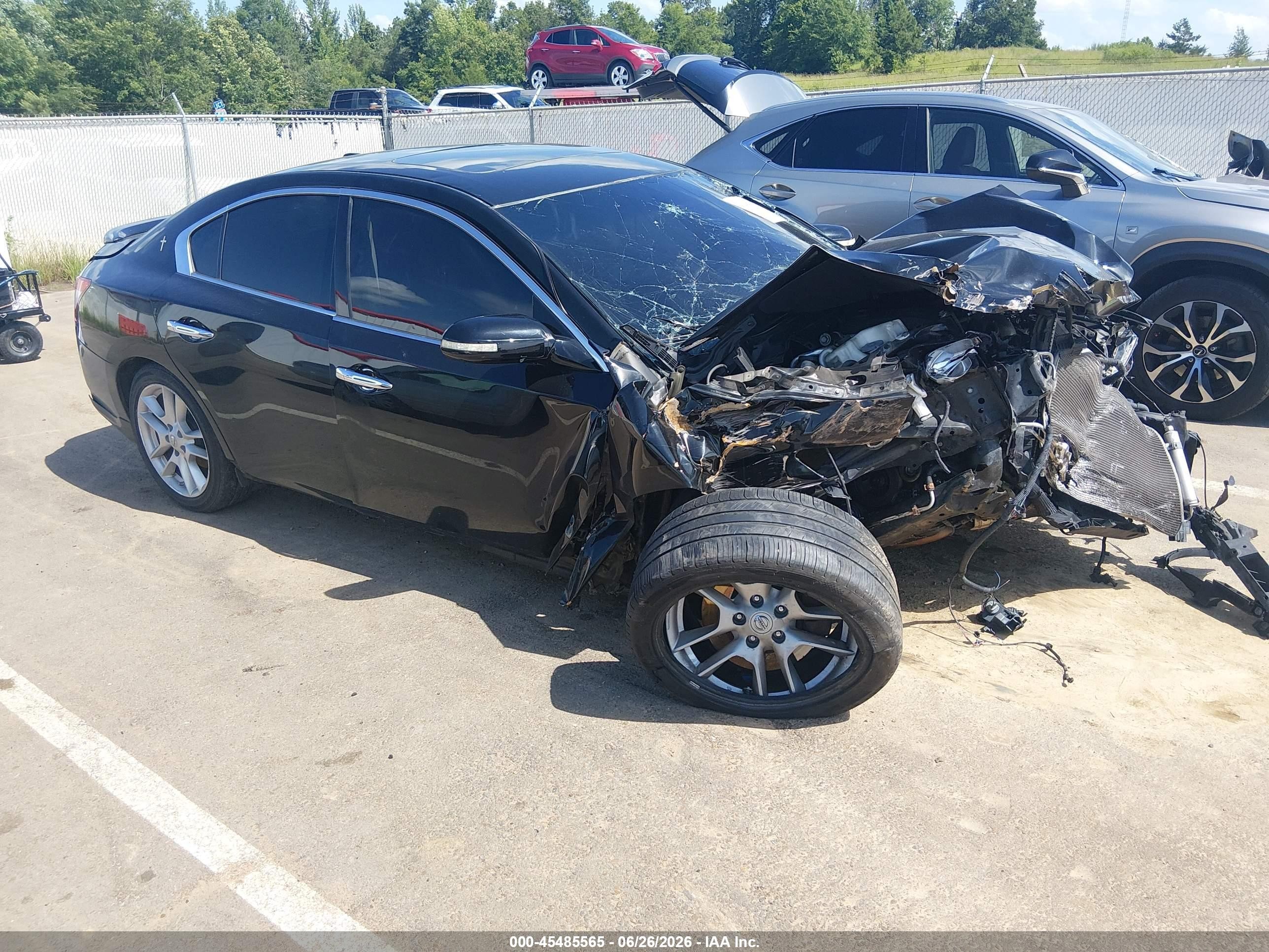 2011 Nissan Maxima 3.5 Sv Черный vin: 1N4AA5AP0BC850034