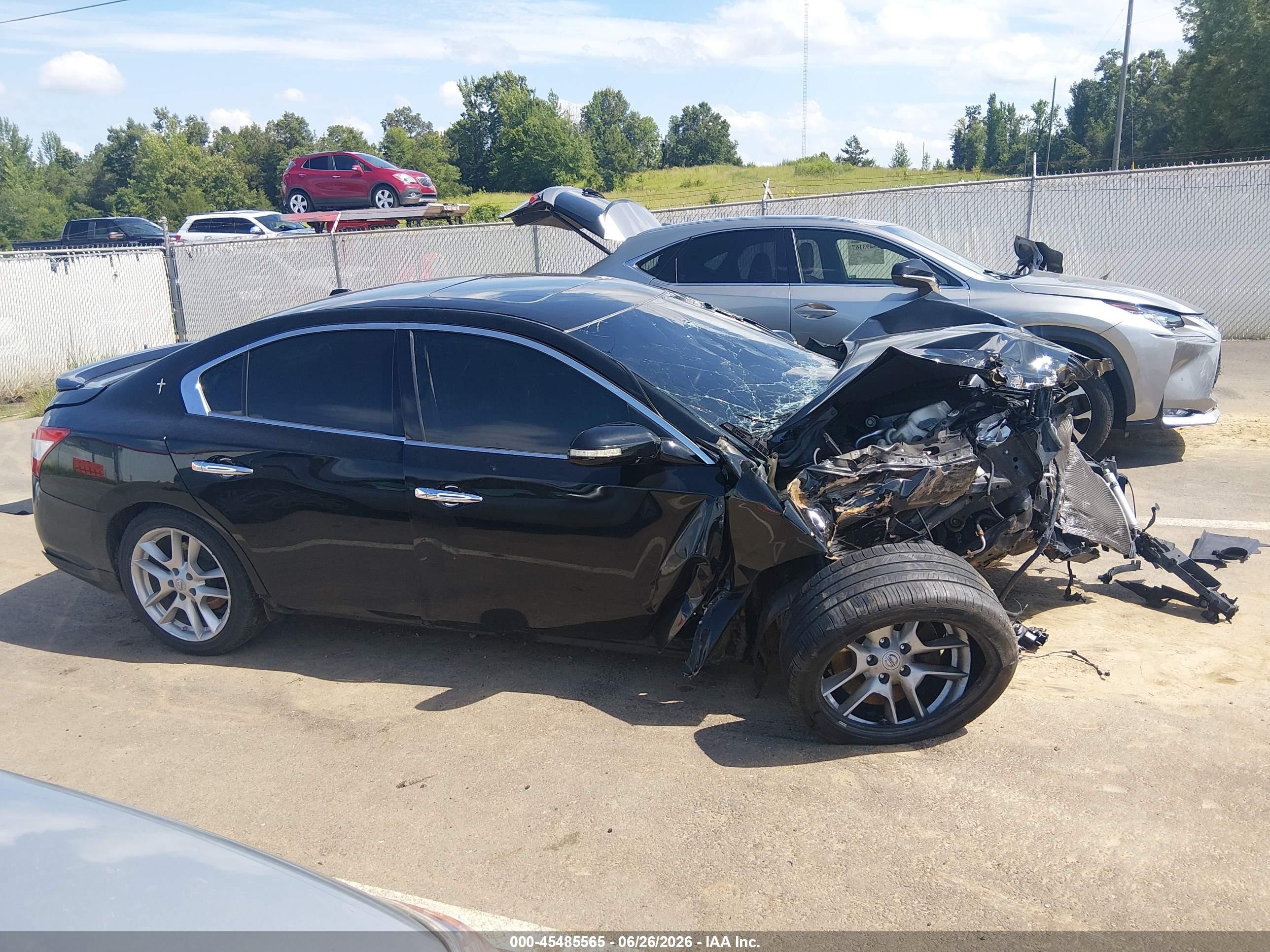 2011 Nissan Maxima 3.5 Sv Черный vin: 1N4AA5AP0BC850034