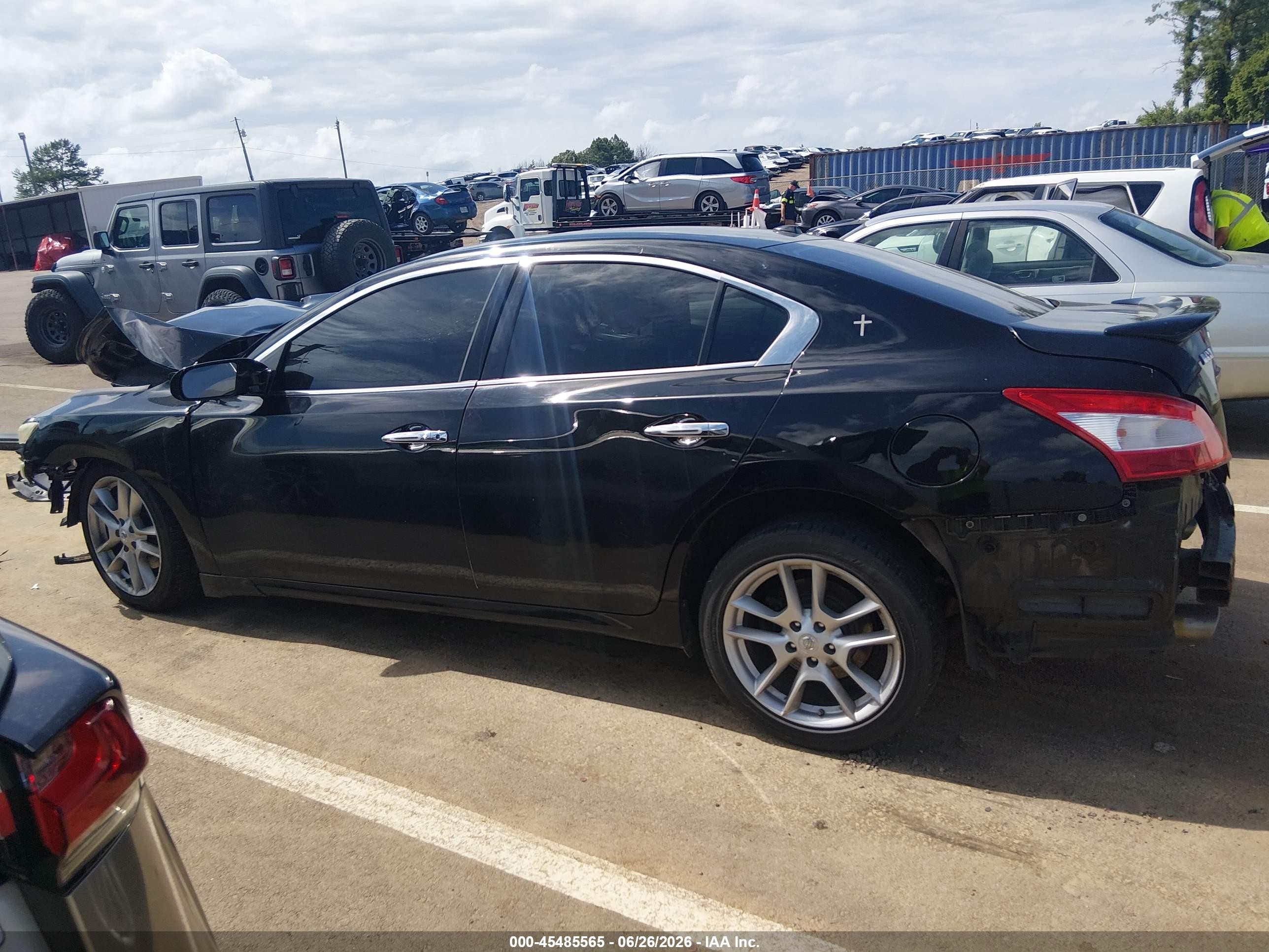 2011 Nissan Maxima 3.5 Sv Черный vin: 1N4AA5AP0BC850034