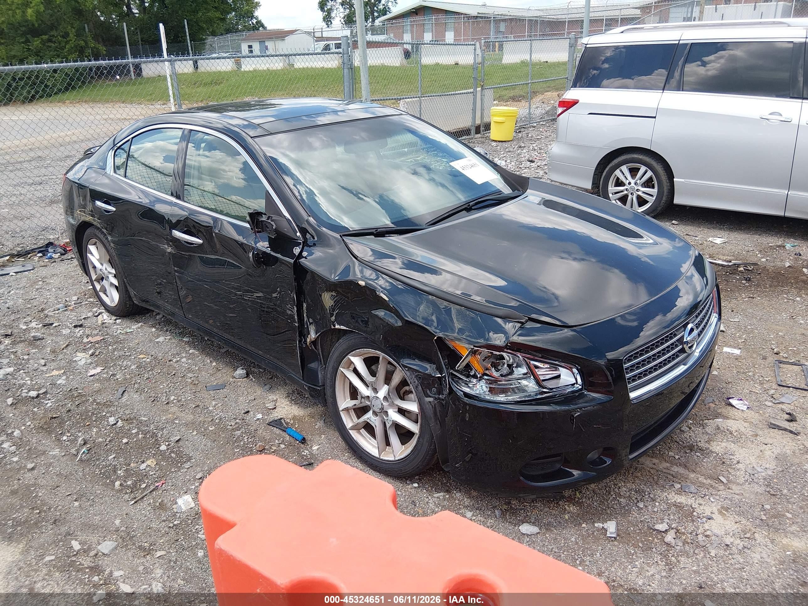 2011 Nissan Maxima 3.5 Sv Black vin: 1N4AA5AP0BC857629
