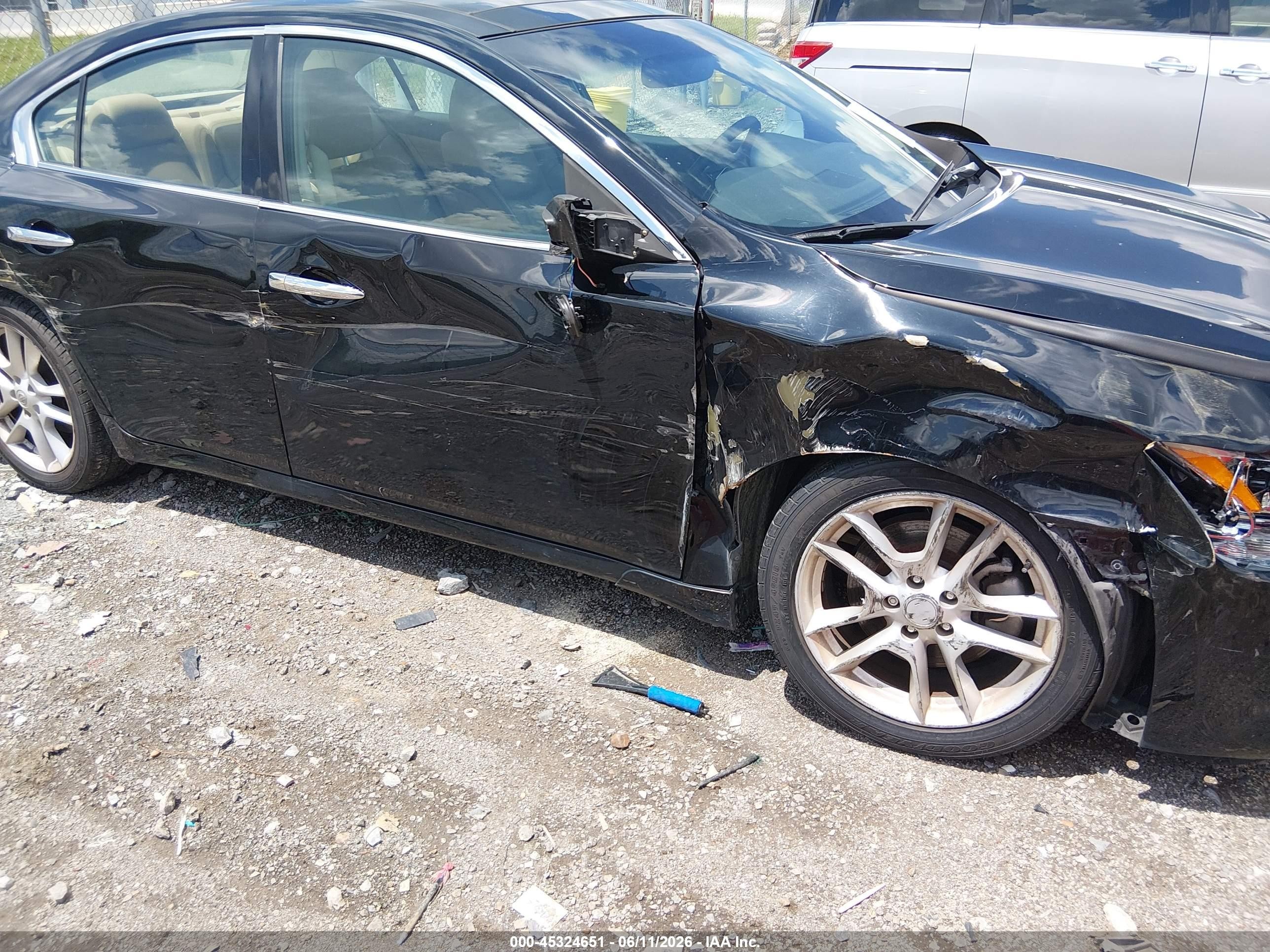 2011 Nissan Maxima 3.5 Sv Black vin: 1N4AA5AP0BC857629