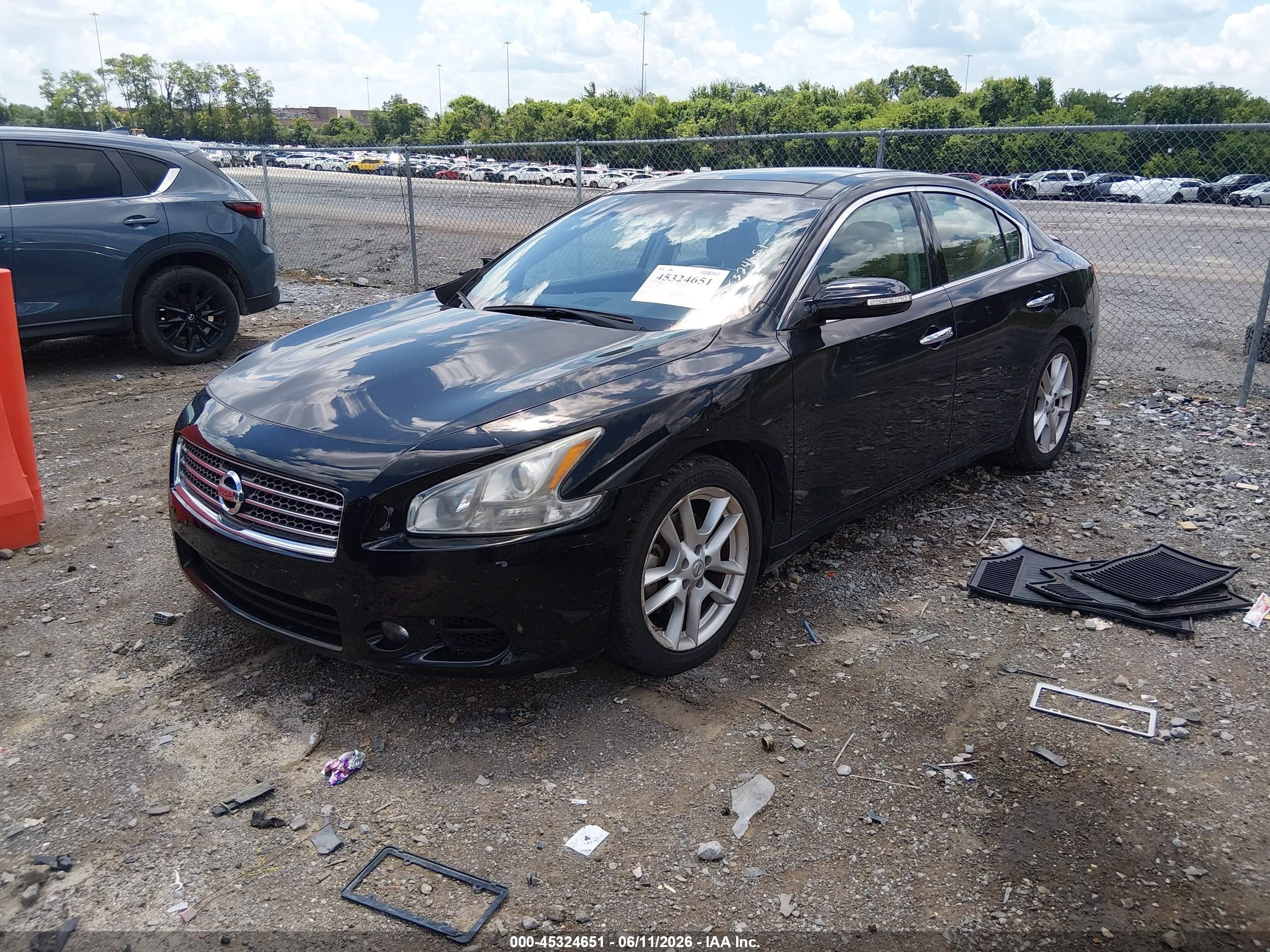 2011 Nissan Maxima 3.5 Sv Black vin: 1N4AA5AP0BC857629