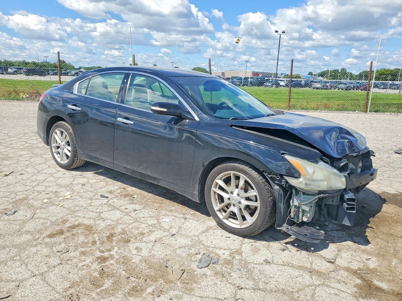 2011 Nissan Maxima 3.5 S Black vin: 1N4AA5AP0BC863155