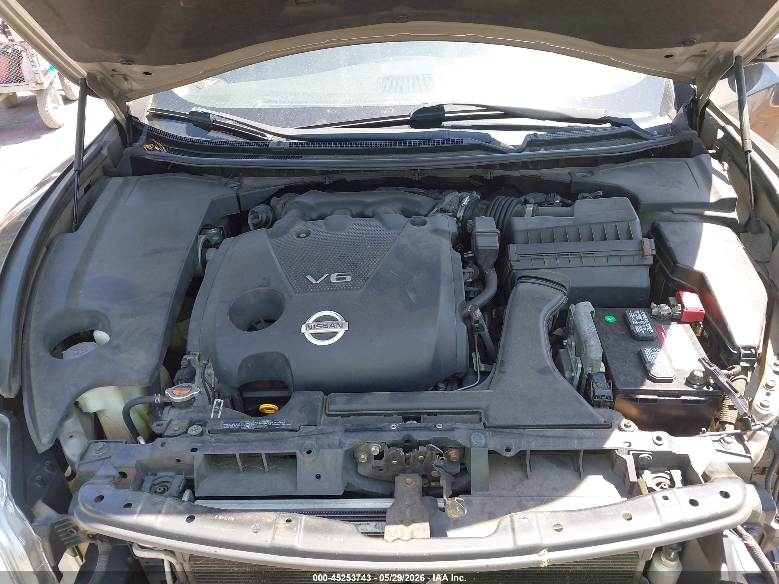 2012 Nissan Maxima 3.5 Sv Gray vin: 1N4AA5AP0CC820162