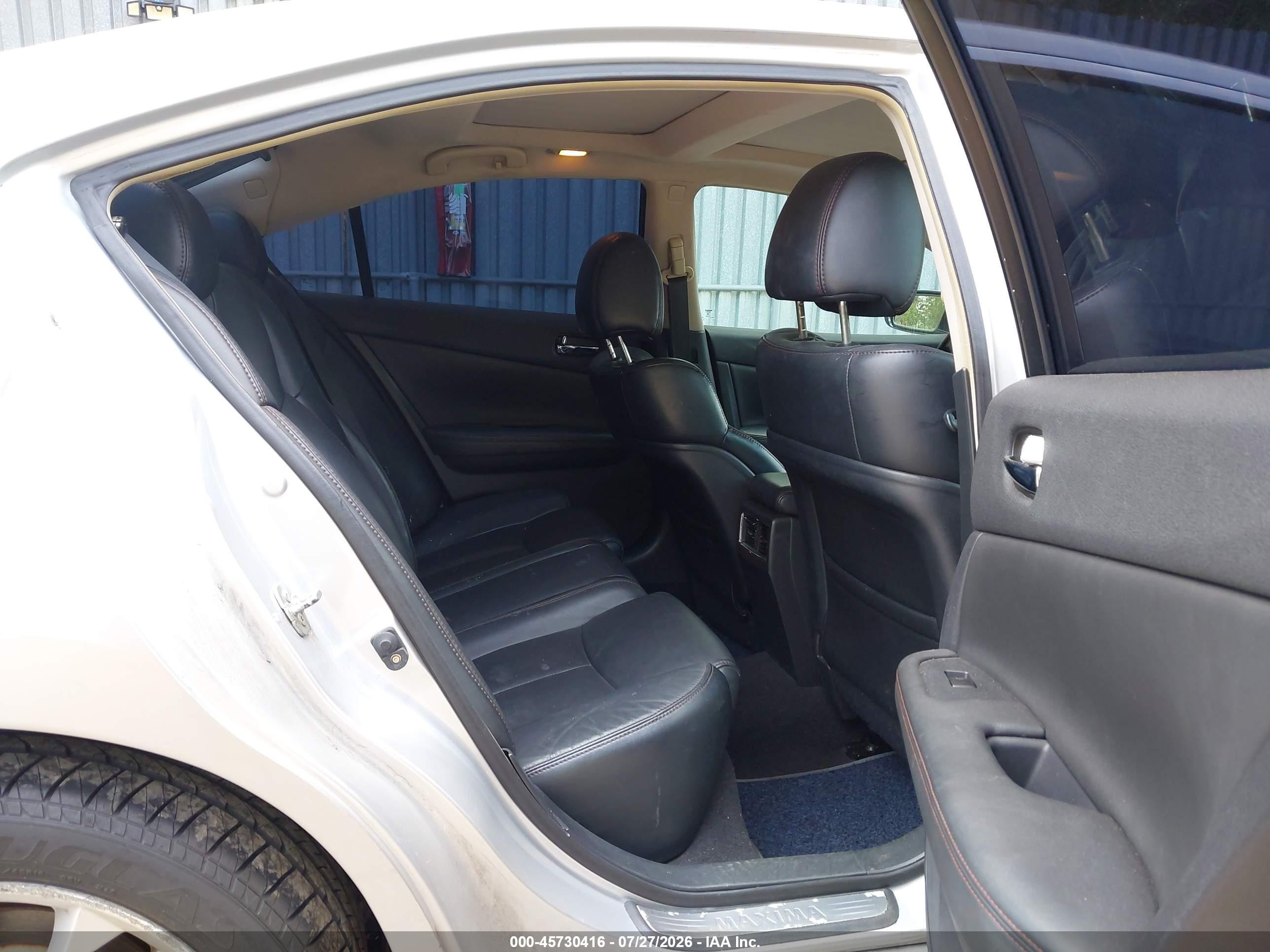 2012 Nissan Maxima 3.5 Sv Серебряный vin: 1N4AA5AP0CC822879