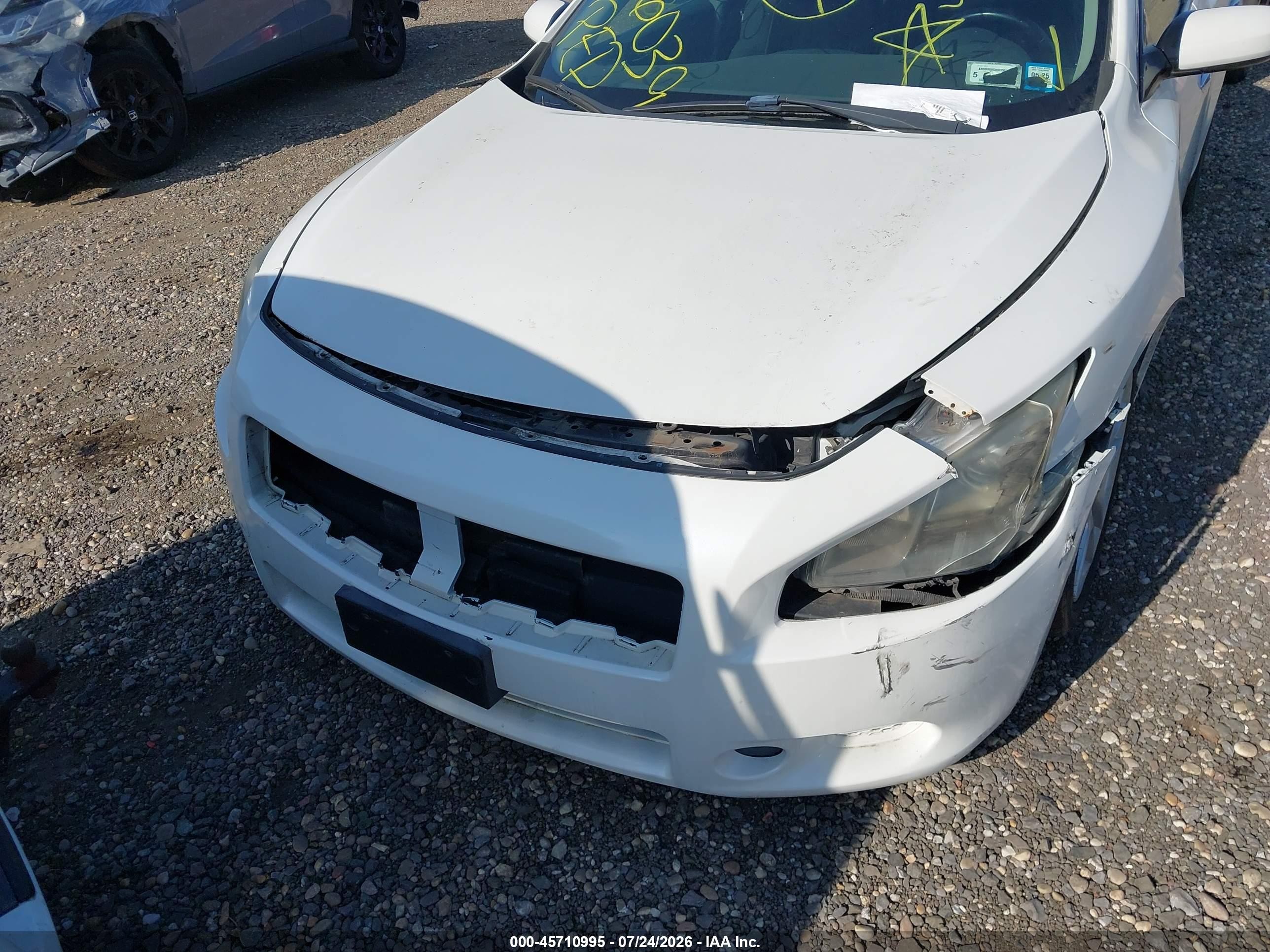 2012 Nissan Maxima 3.5 S White vin: 1N4AA5AP0CC835924