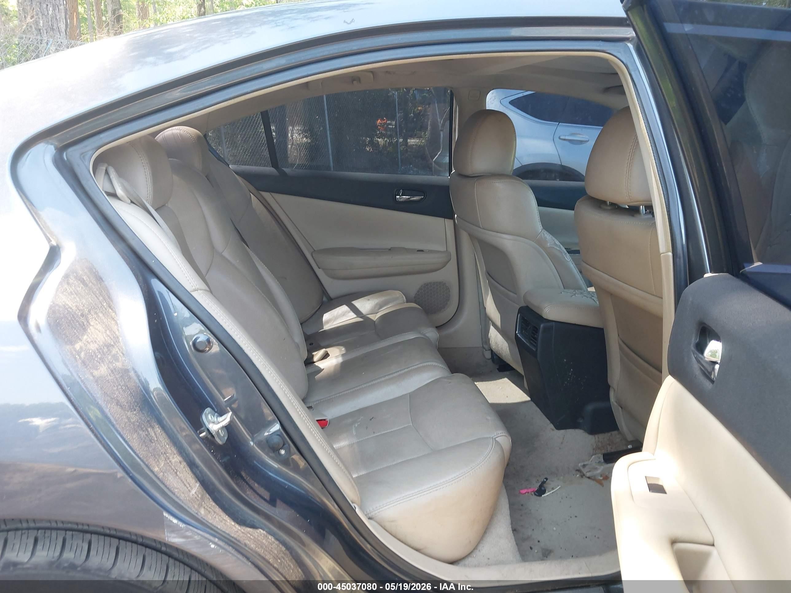 2012 Nissan Maxima 3.5 Sv Gray vin: 1N4AA5AP0CC840654