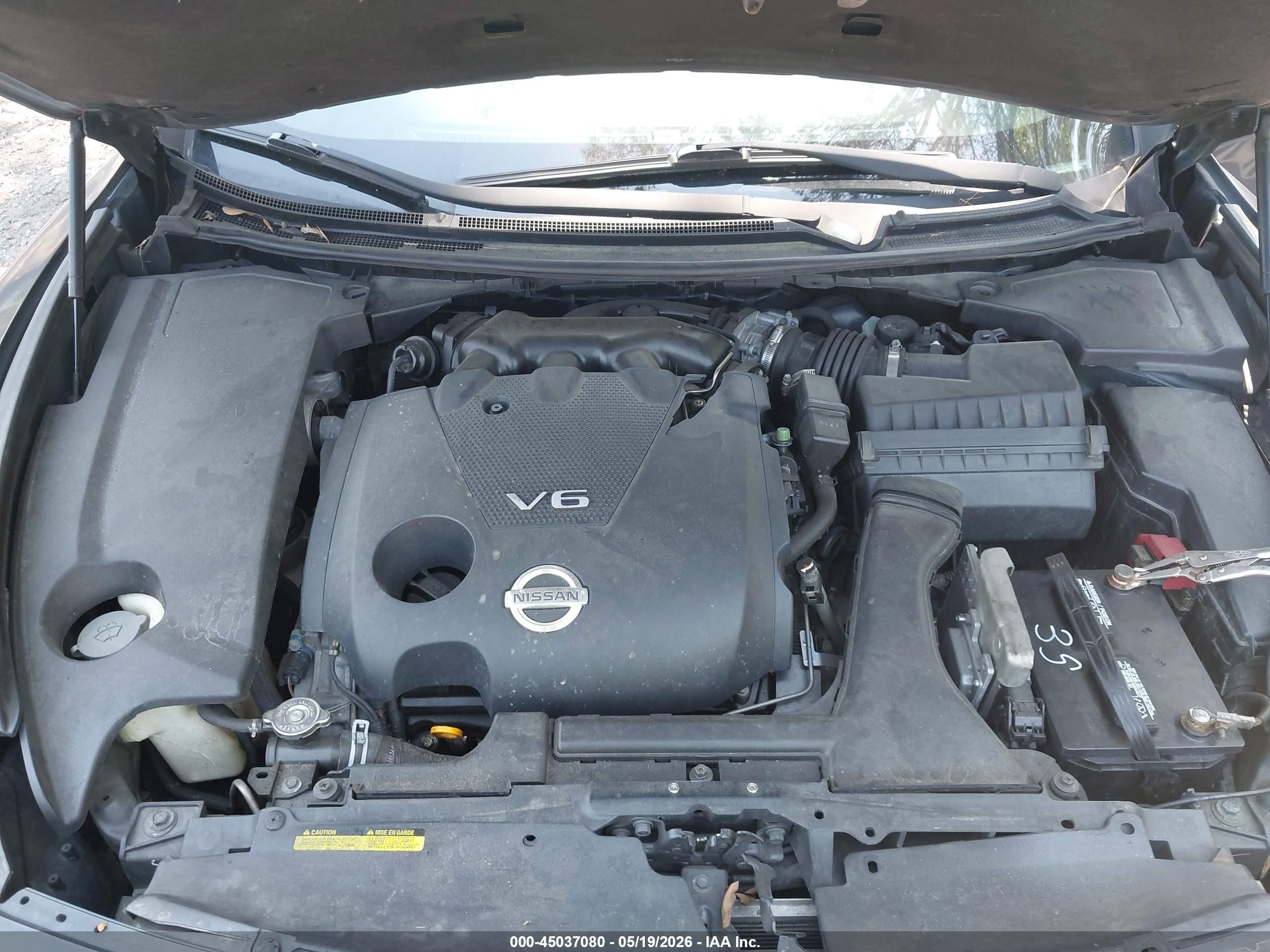 2012 Nissan Maxima 3.5 Sv Gray vin: 1N4AA5AP0CC840654