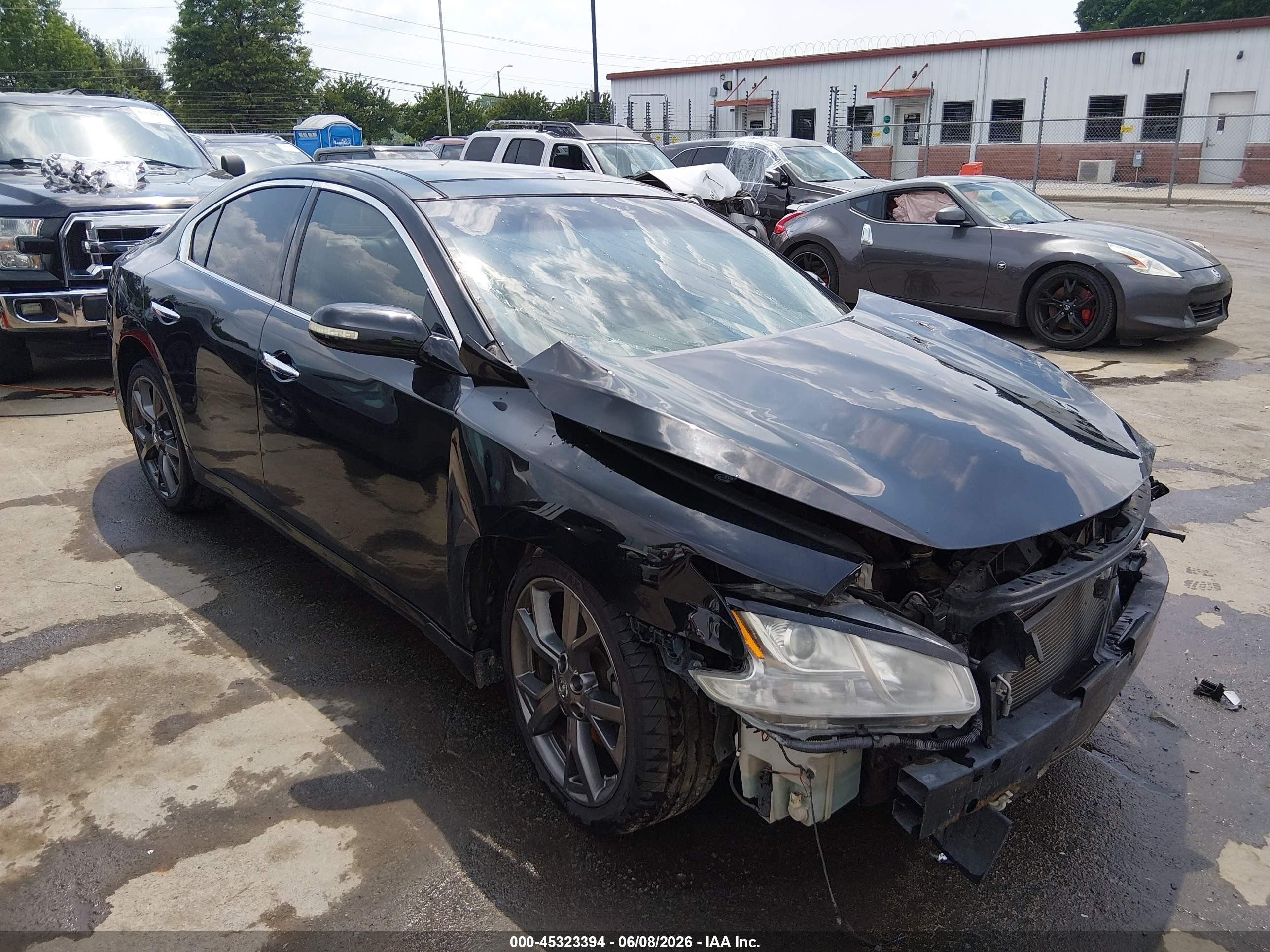 2012 Nissan Maxima 3.5 Sv Black vin: 1N4AA5AP0CC841626