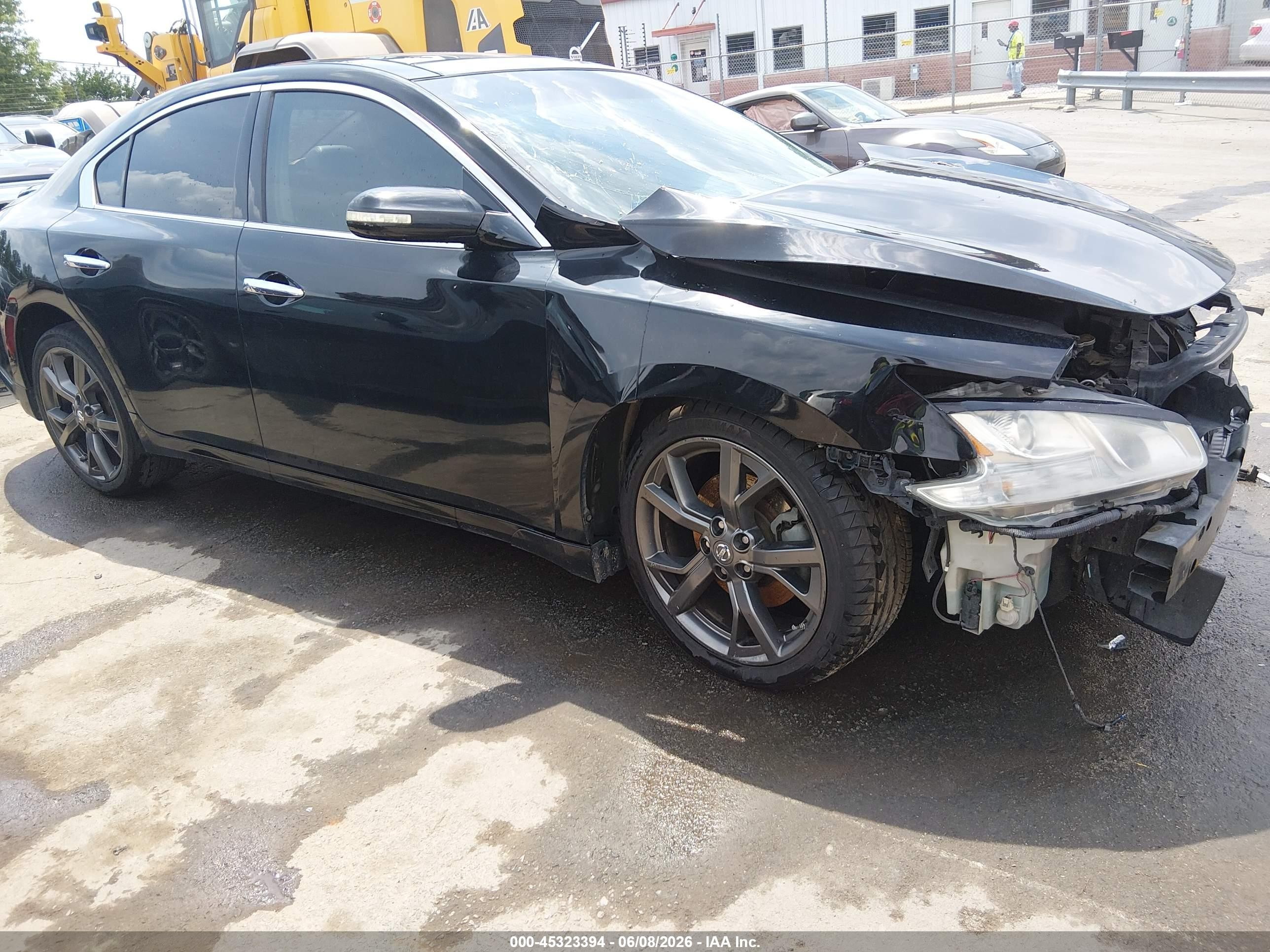 2012 Nissan Maxima 3.5 Sv Black vin: 1N4AA5AP0CC841626