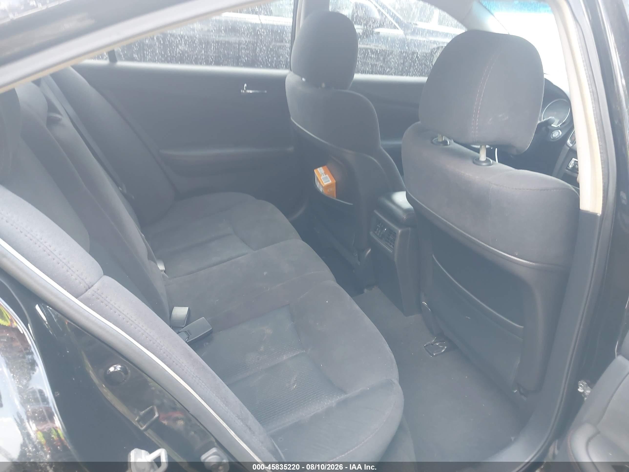 2012 Nissan Maxima 3.5 S Black vin: 1N4AA5AP0CC843537