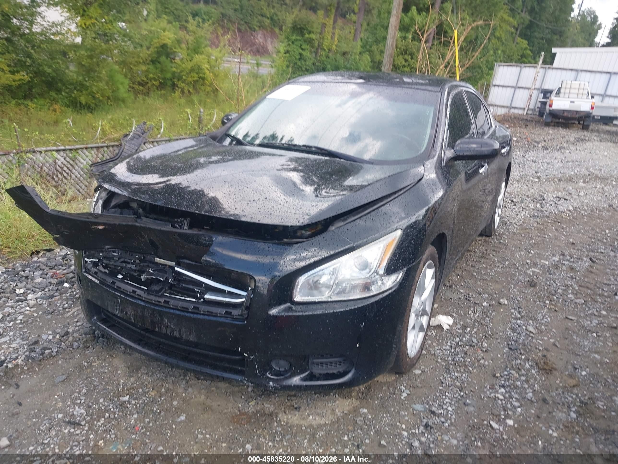2012 Nissan Maxima 3.5 S Black vin: 1N4AA5AP0CC843537