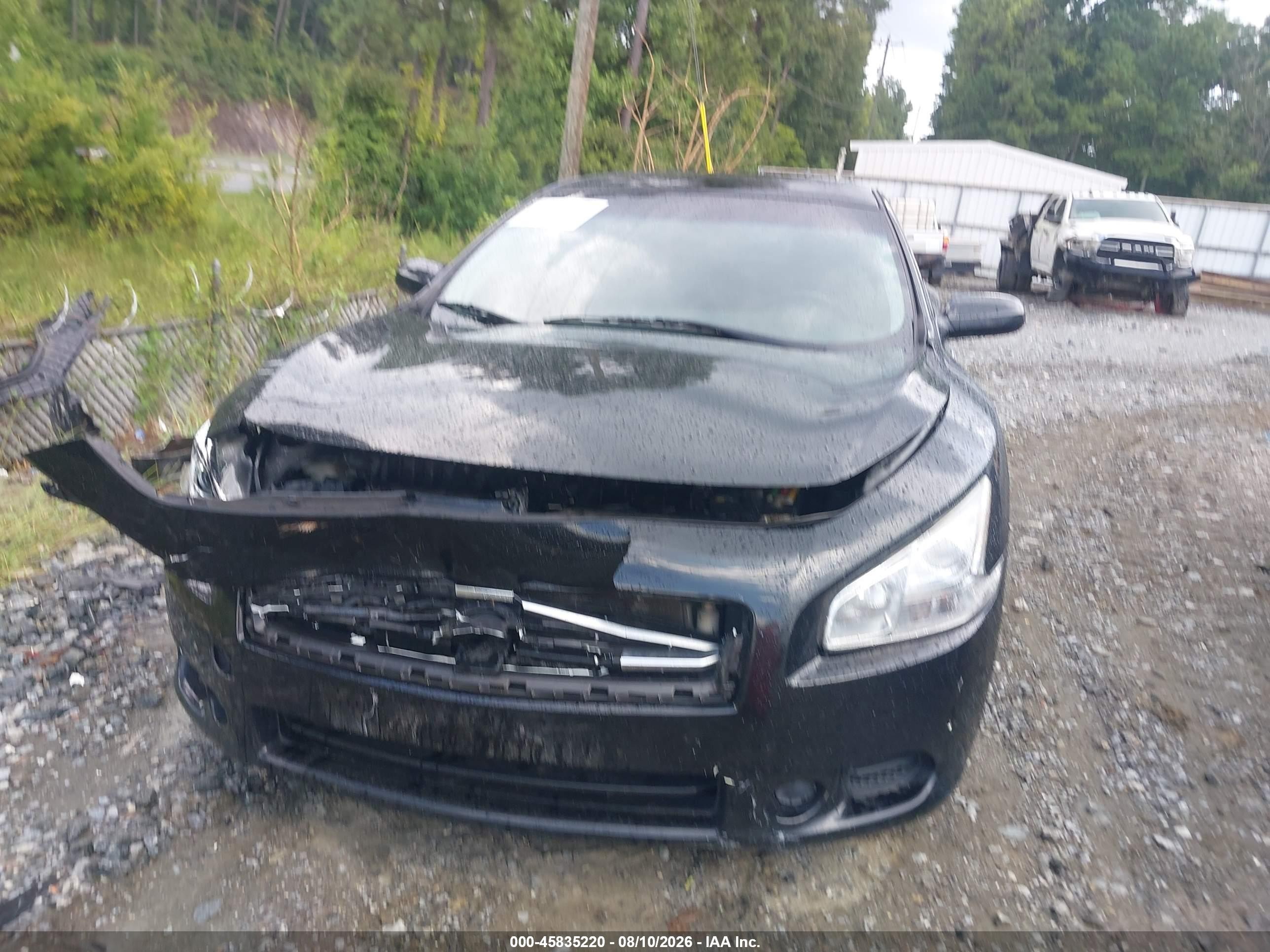 2012 Nissan Maxima 3.5 S Black vin: 1N4AA5AP0CC843537