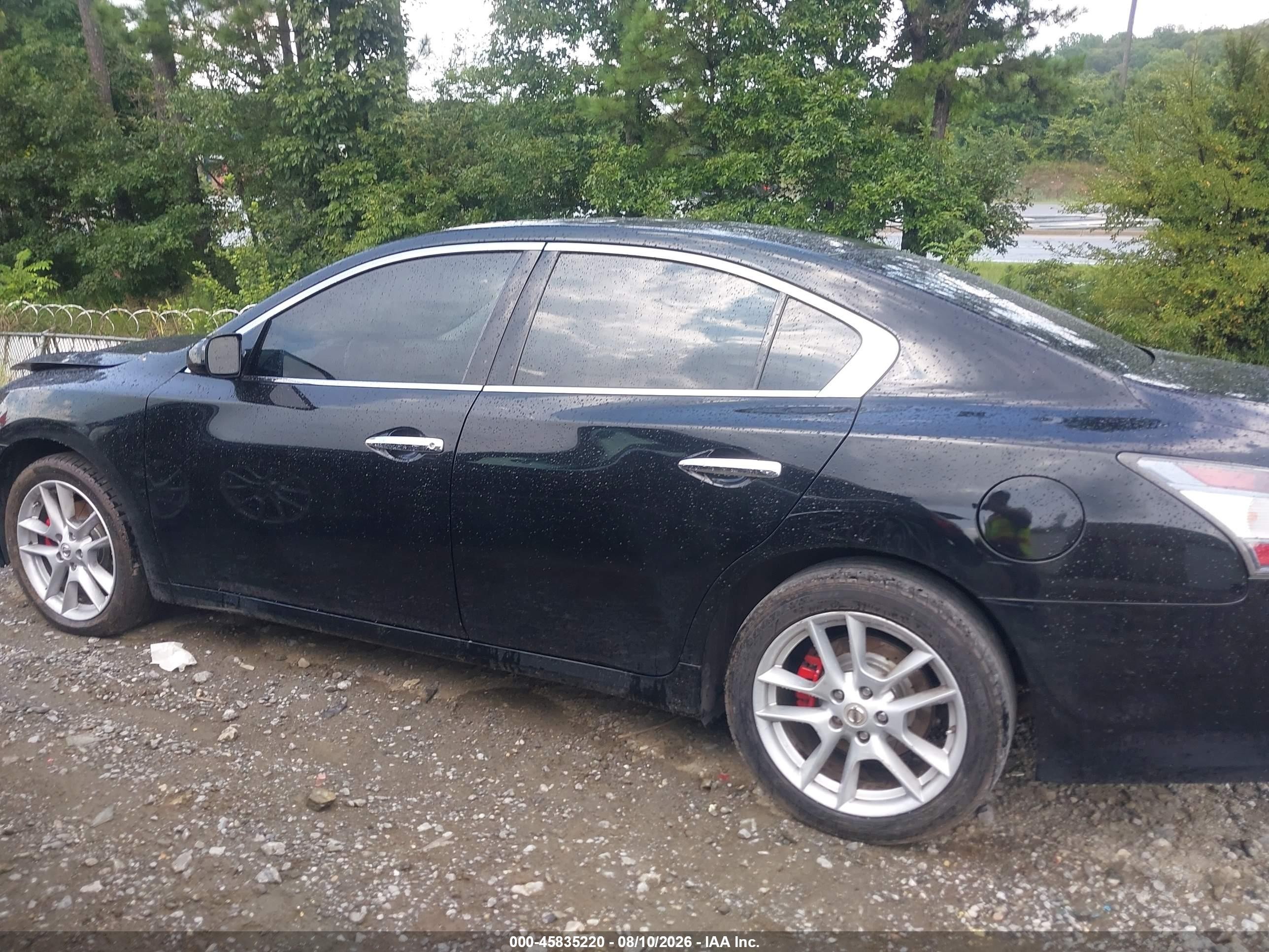 2012 Nissan Maxima 3.5 S Black vin: 1N4AA5AP0CC843537