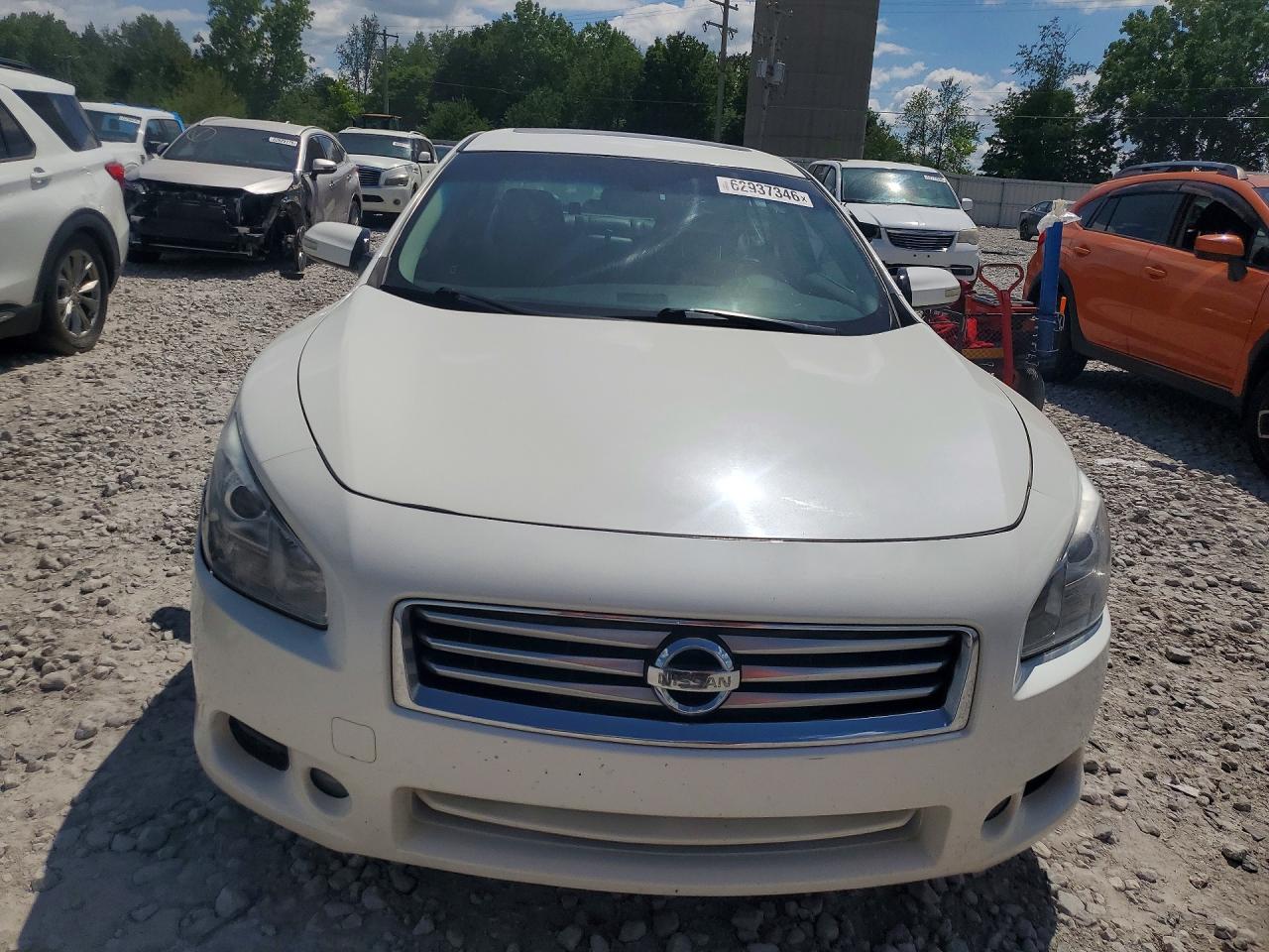 2012 Nissan Maxima 3.5 S White vin: 1N4AA5AP0CC844218