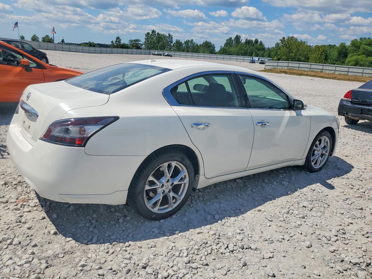 2012 Nissan Maxima 3.5 S White vin: 1N4AA5AP0CC844218