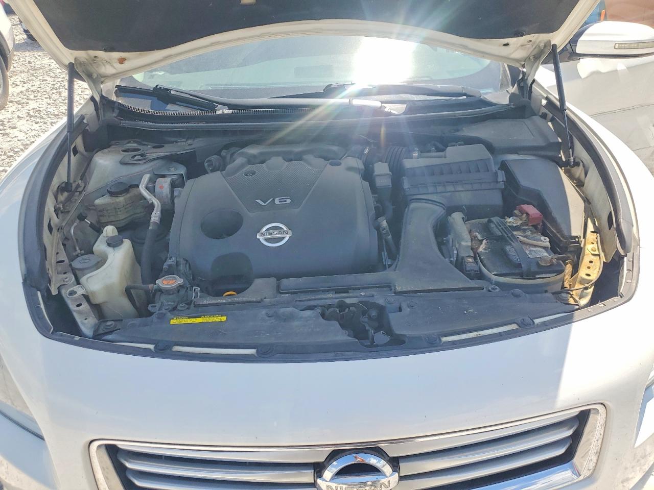 2012 Nissan Maxima 3.5 S White vin: 1N4AA5AP0CC844218
