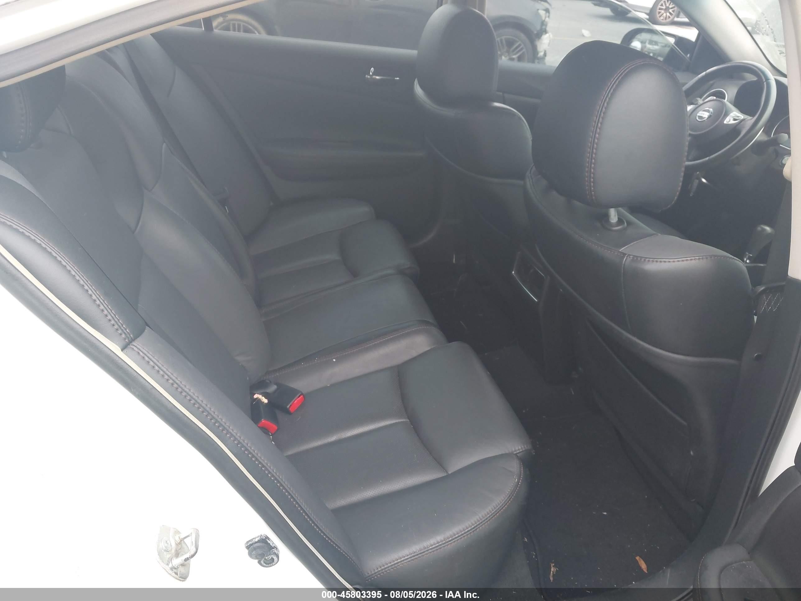 2012 Nissan Maxima 3.5 Sv White vin: 1N4AA5AP0CC848415