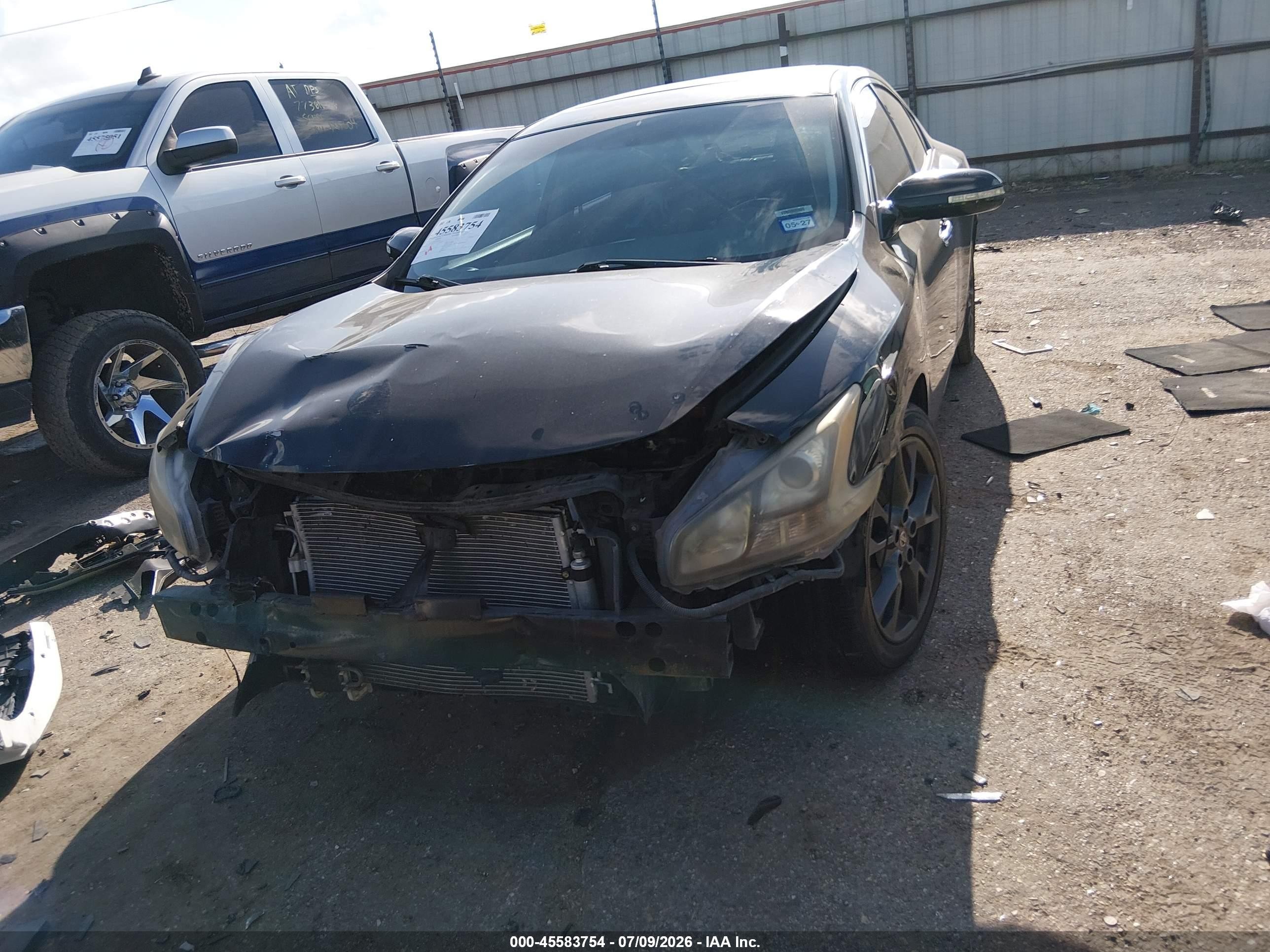 2012 Nissan Maxima 3.5 S Black vin: 1N4AA5AP0CC849645