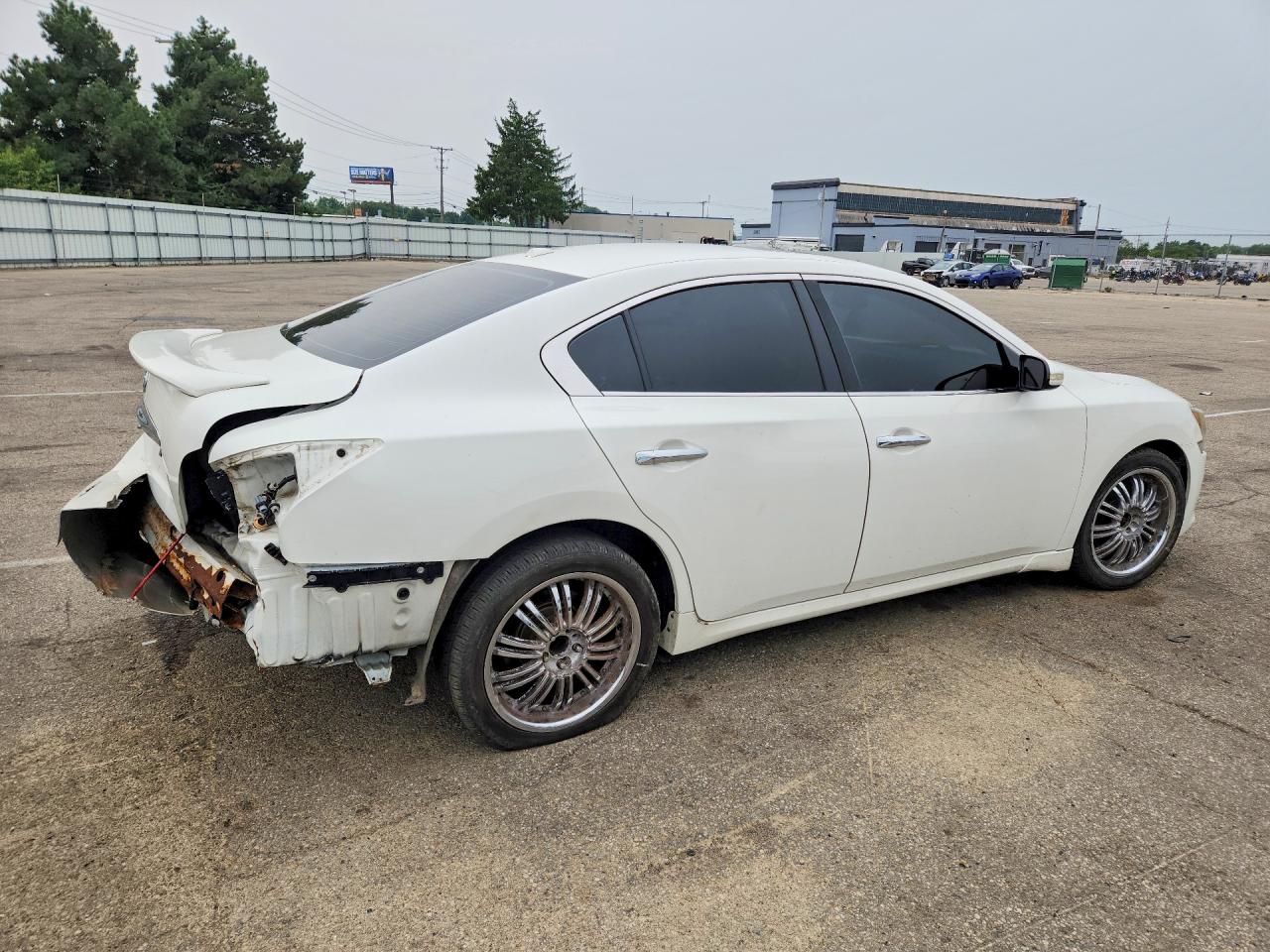 2012 Nissan Maxima 3.5 S White vin: 1N4AA5AP0CC850021