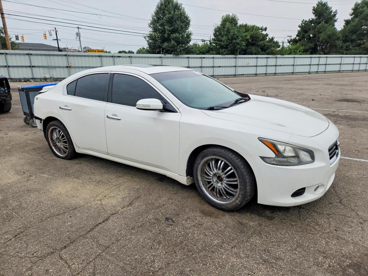 2012 Nissan Maxima 3.5 S White vin: 1N4AA5AP0CC850021