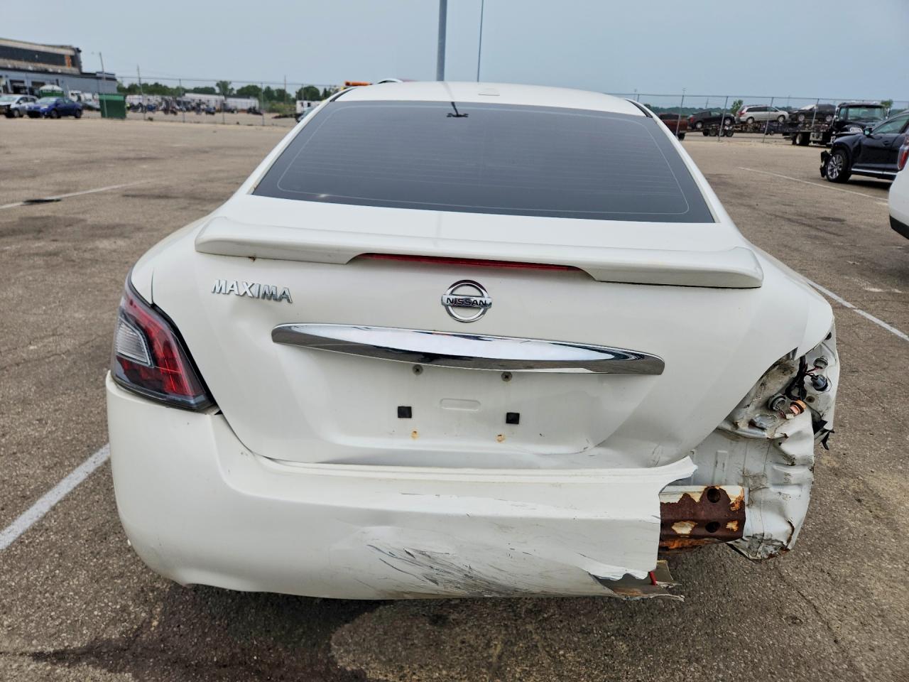 2012 Nissan Maxima 3.5 S White vin: 1N4AA5AP0CC850021