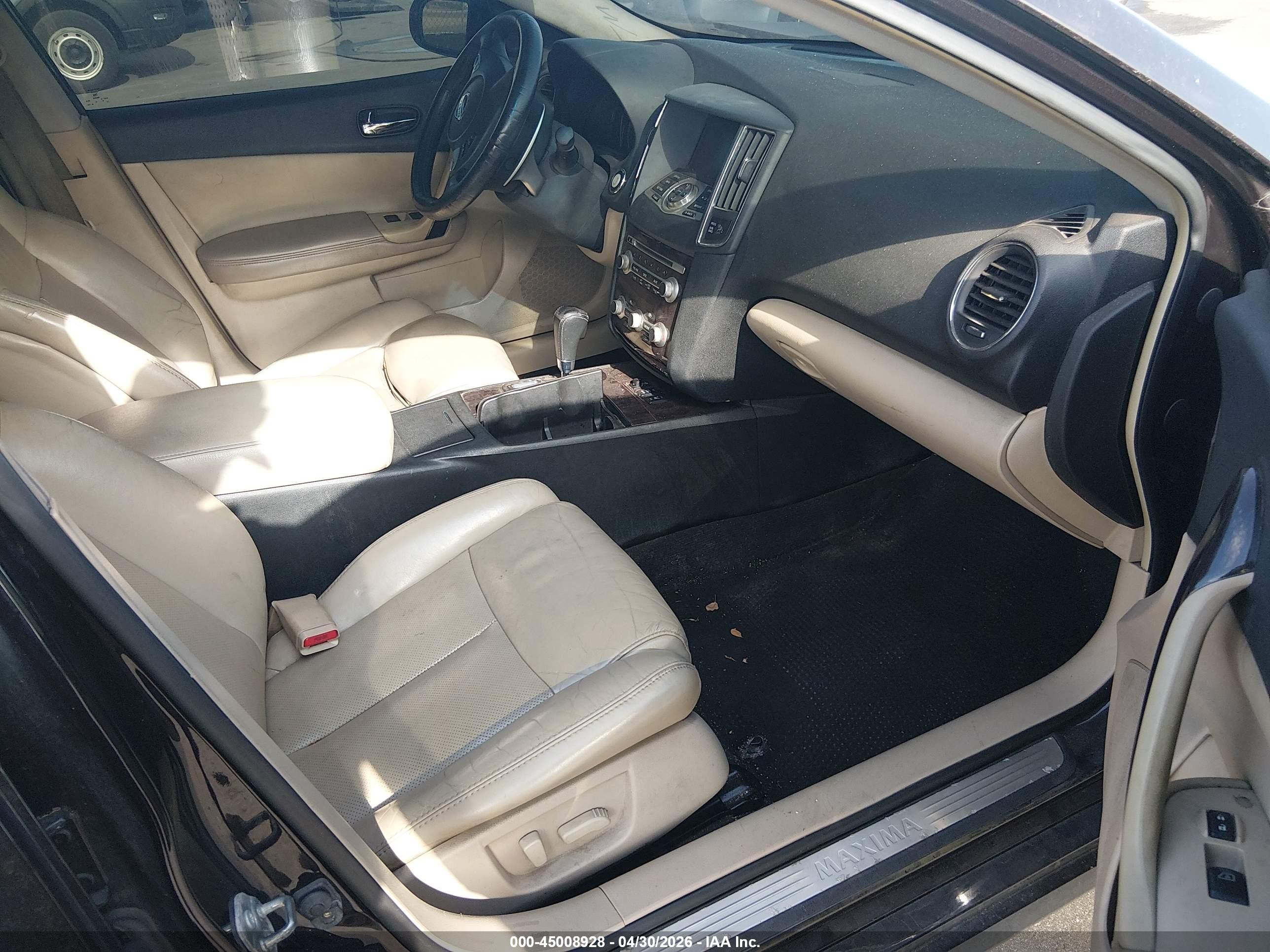 2012 Nissan Maxima 3.5 Sv Brown vin: 1N4AA5AP0CC850231