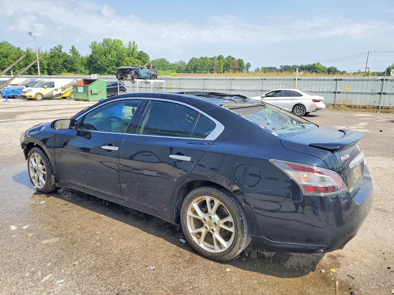 2012 Nissan Maxima S/sv Blue vin: 1N4AA5AP0CC851086