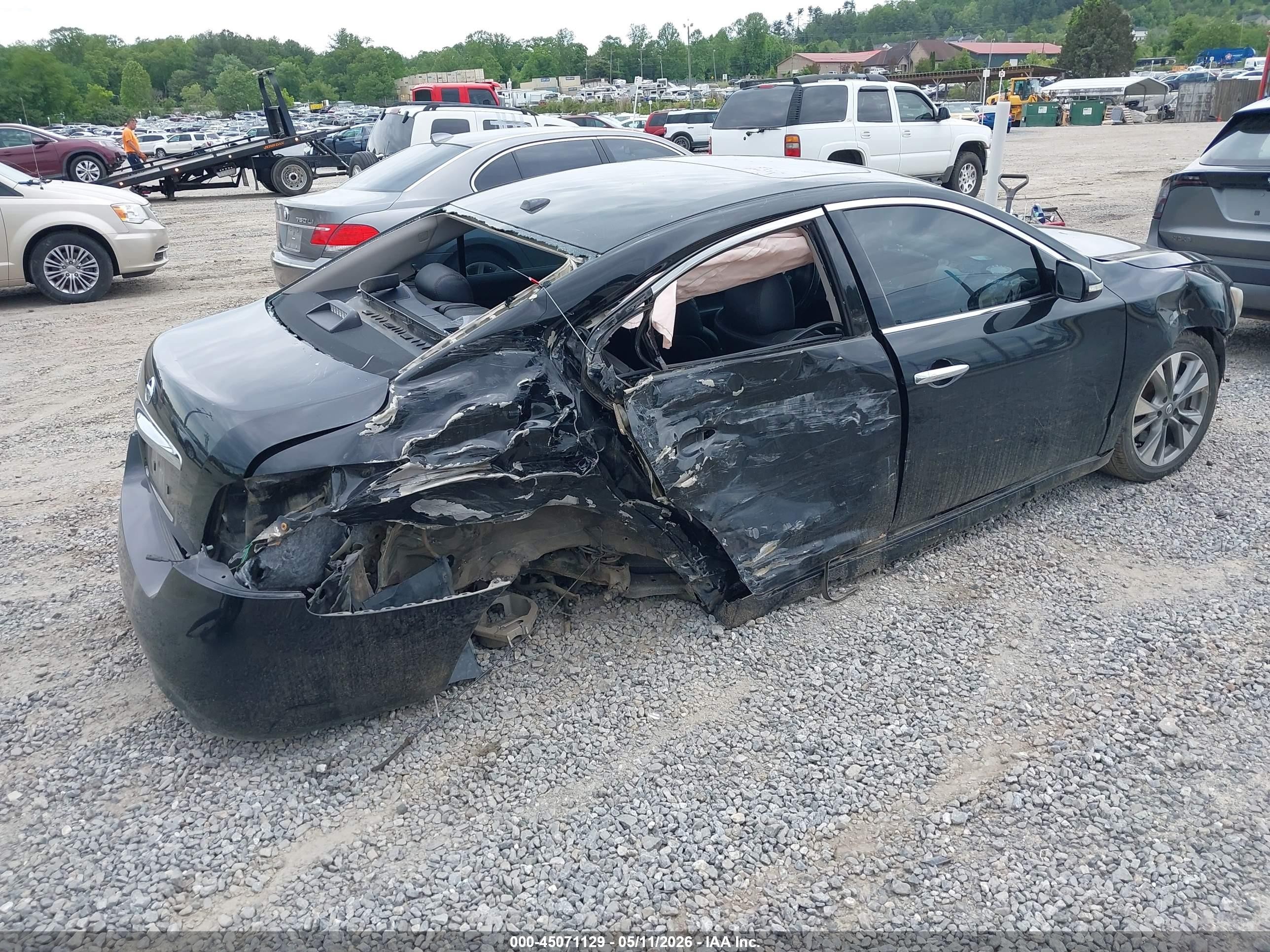 2012 Nissan Maxima 3.5 Sv Black vin: 1N4AA5AP0CC861231