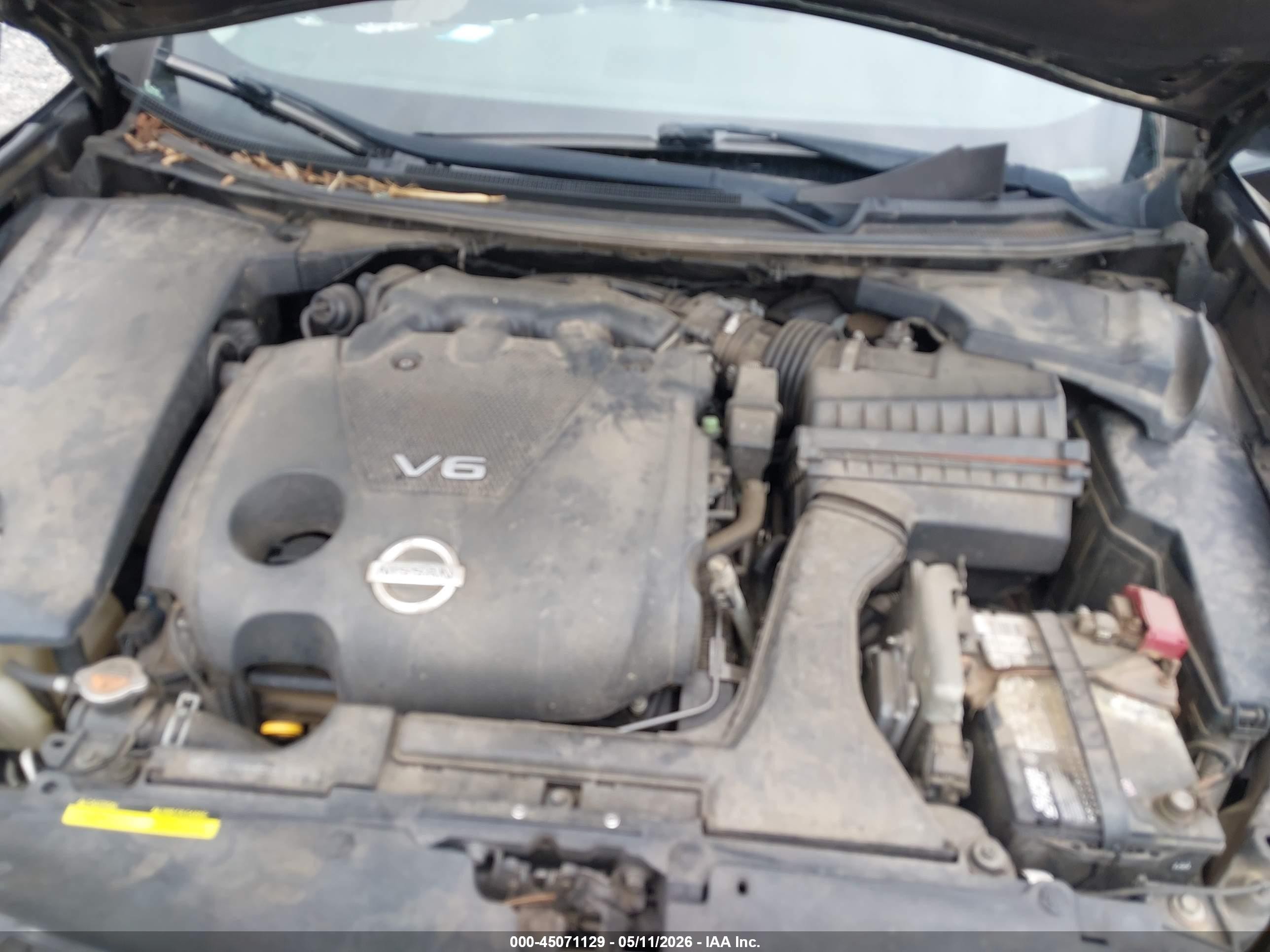 2012 Nissan Maxima 3.5 Sv Black vin: 1N4AA5AP0CC861231