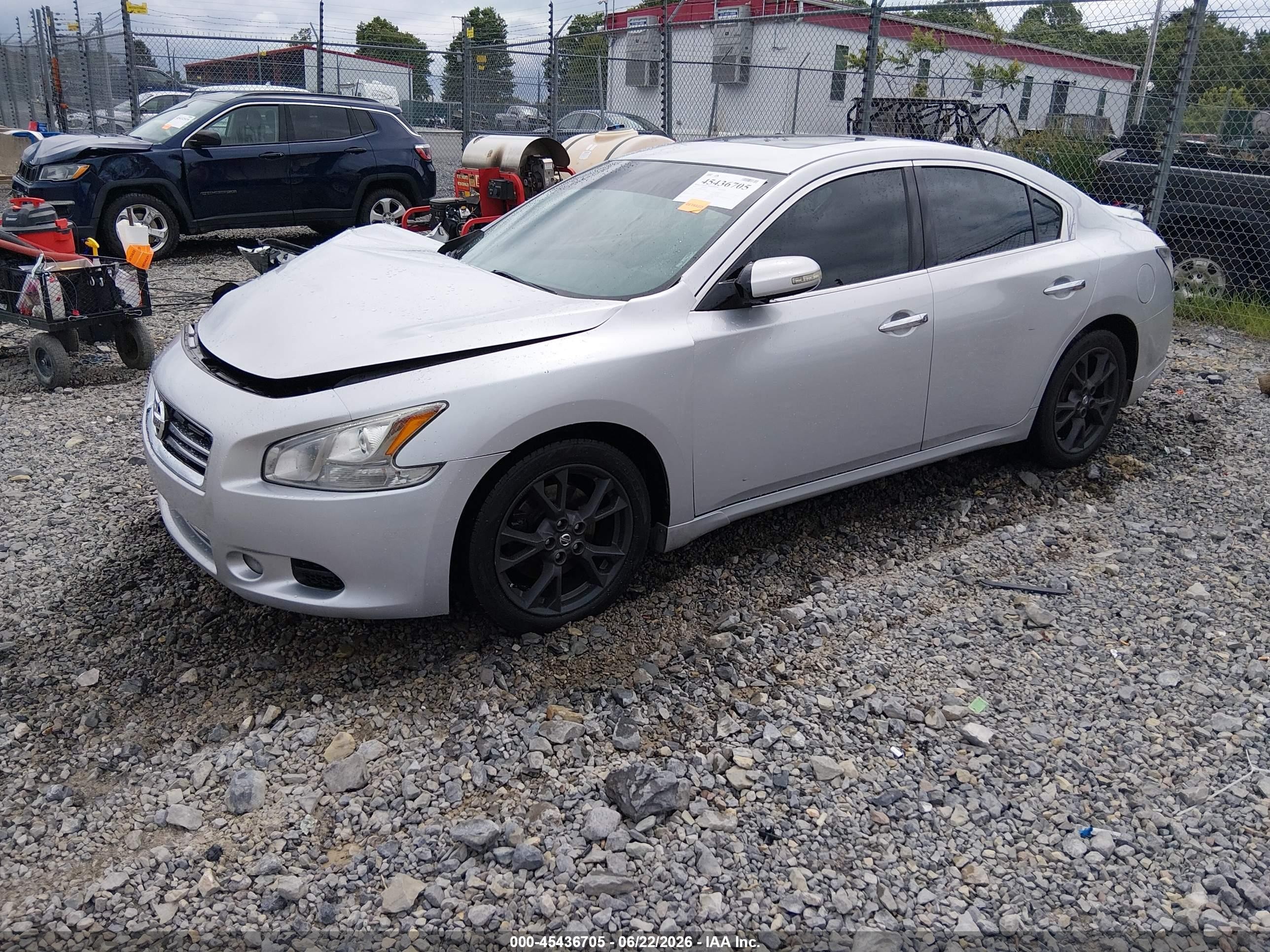 2012 Nissan Maxima 3.5 Sv Silver vin: 1N4AA5AP0CC865635