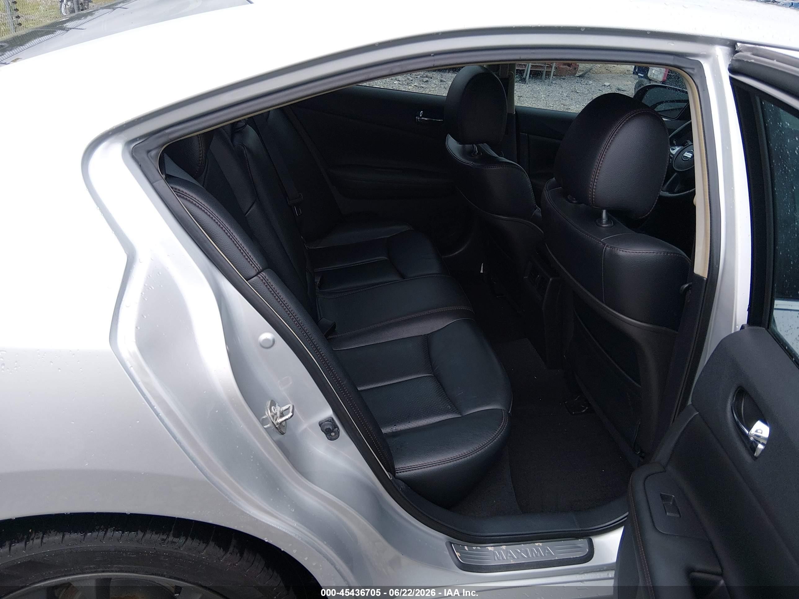 2012 Nissan Maxima 3.5 Sv Silver vin: 1N4AA5AP0CC865635