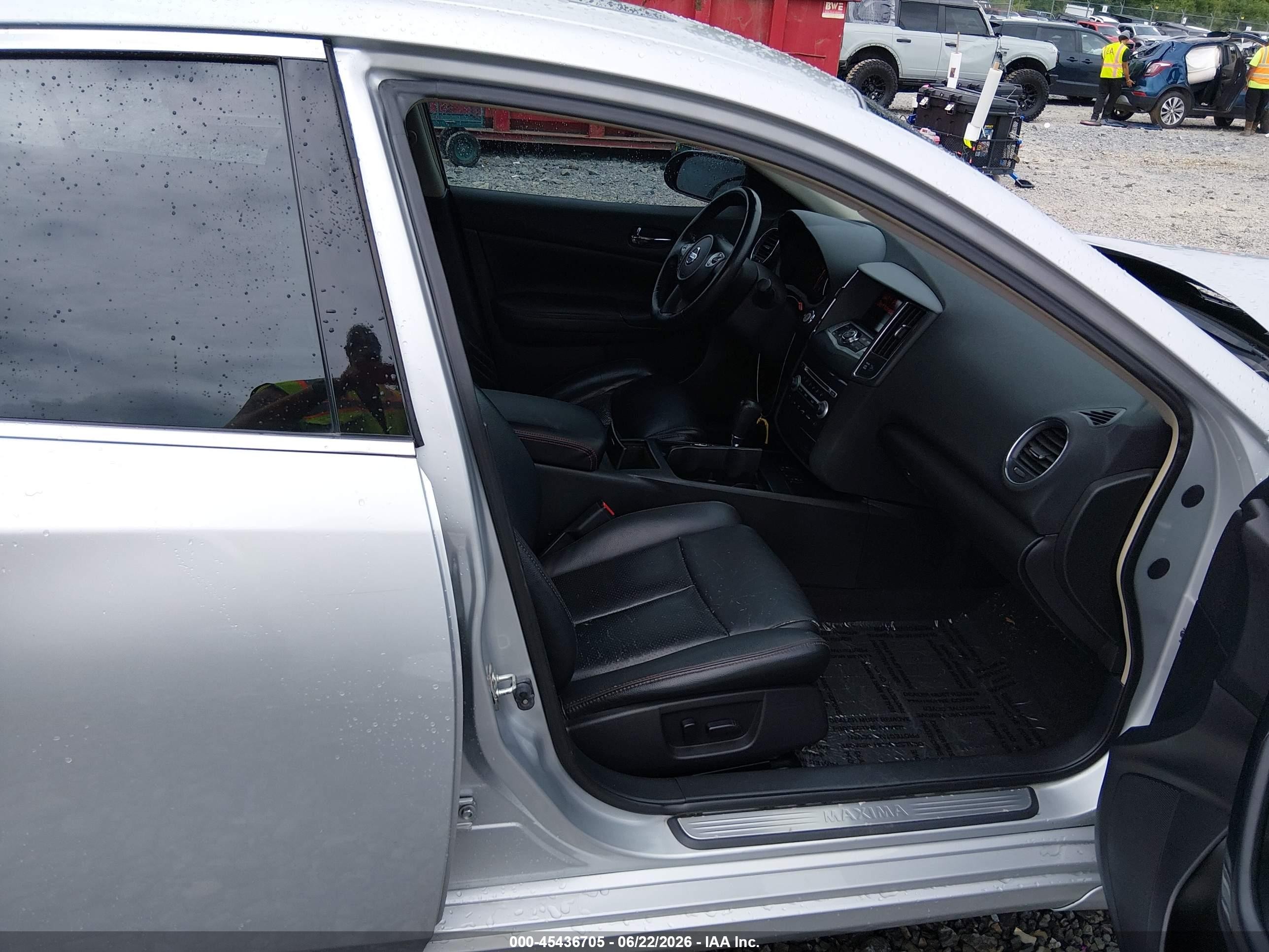 2012 Nissan Maxima 3.5 Sv Silver vin: 1N4AA5AP0CC865635
