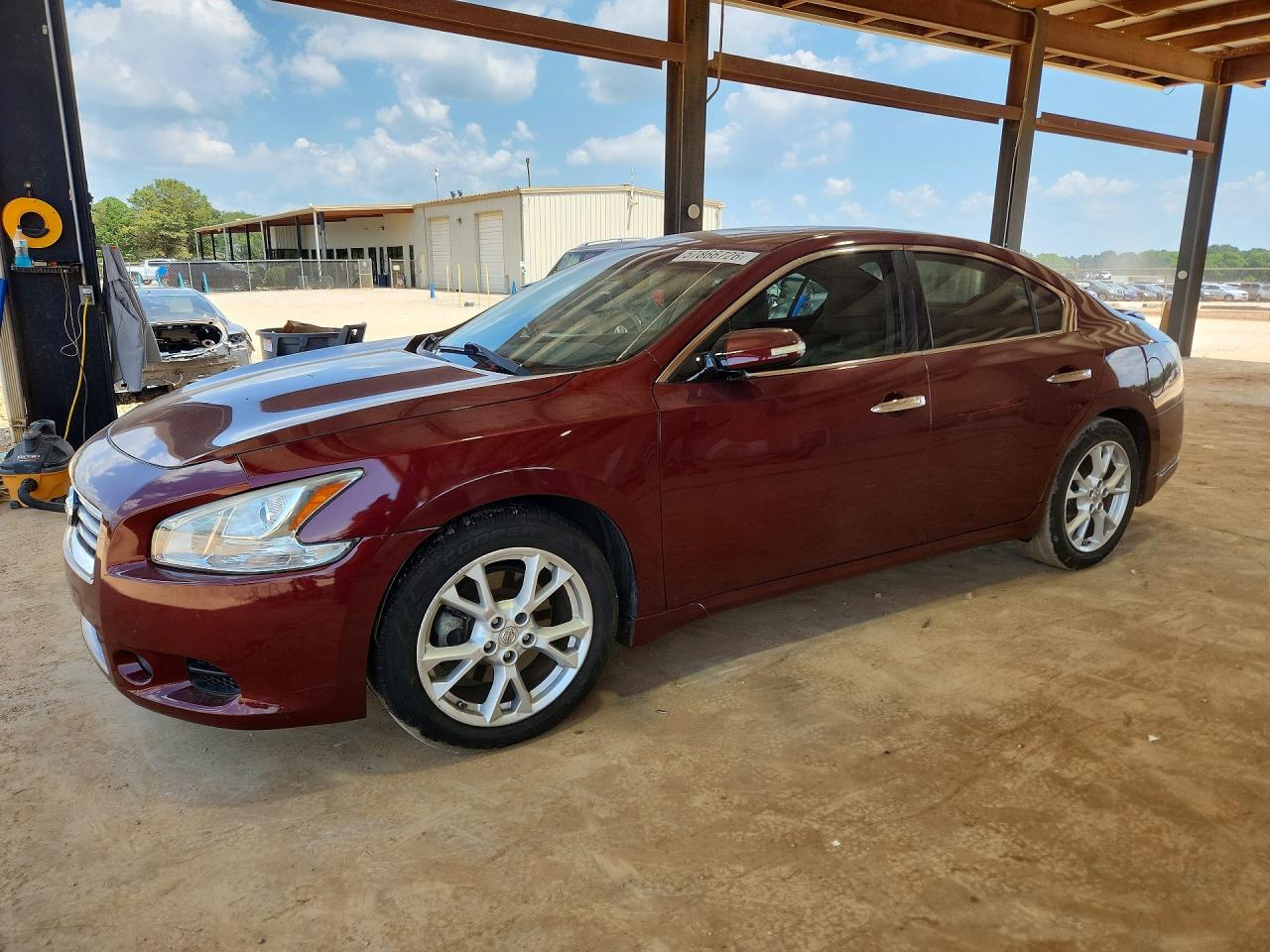 2012 Nissan Maxima 3.5 S Red vin: 1N4AA5AP0CC865683