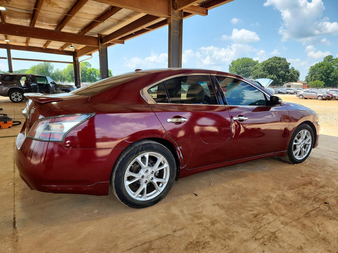 2012 Nissan Maxima 3.5 S Red vin: 1N4AA5AP0CC865683